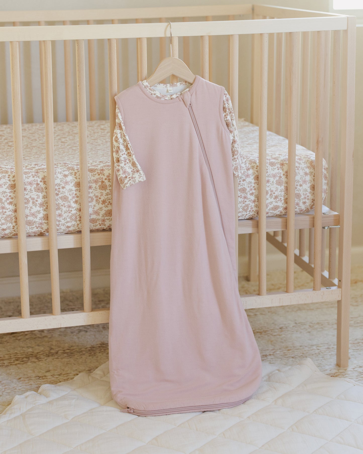 Bamboo Sleep Bag || Rose - Rylee + Cru | Kids Clothes | Trendy Baby Clothes | Modern Infant Outfits |