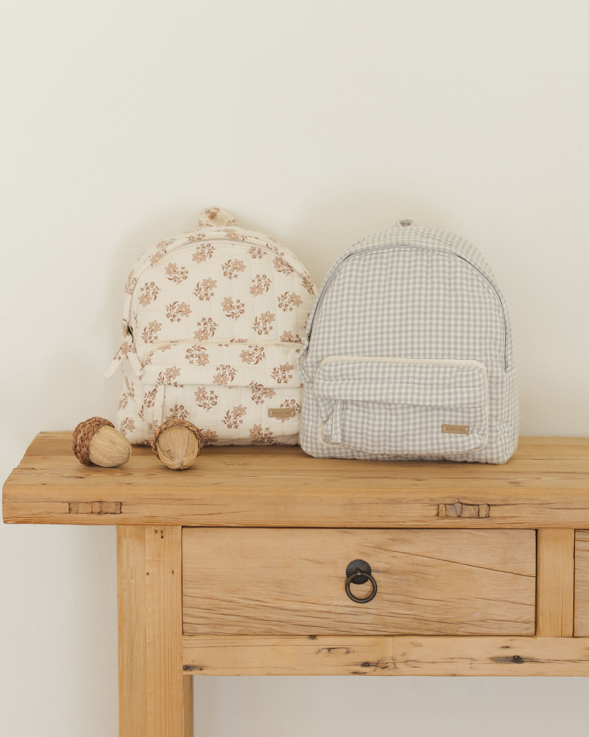 Mini Backpack || Blue Gingham - Rylee + Cru | Kids Clothes | Trendy Baby Clothes | Modern Infant Outfits |