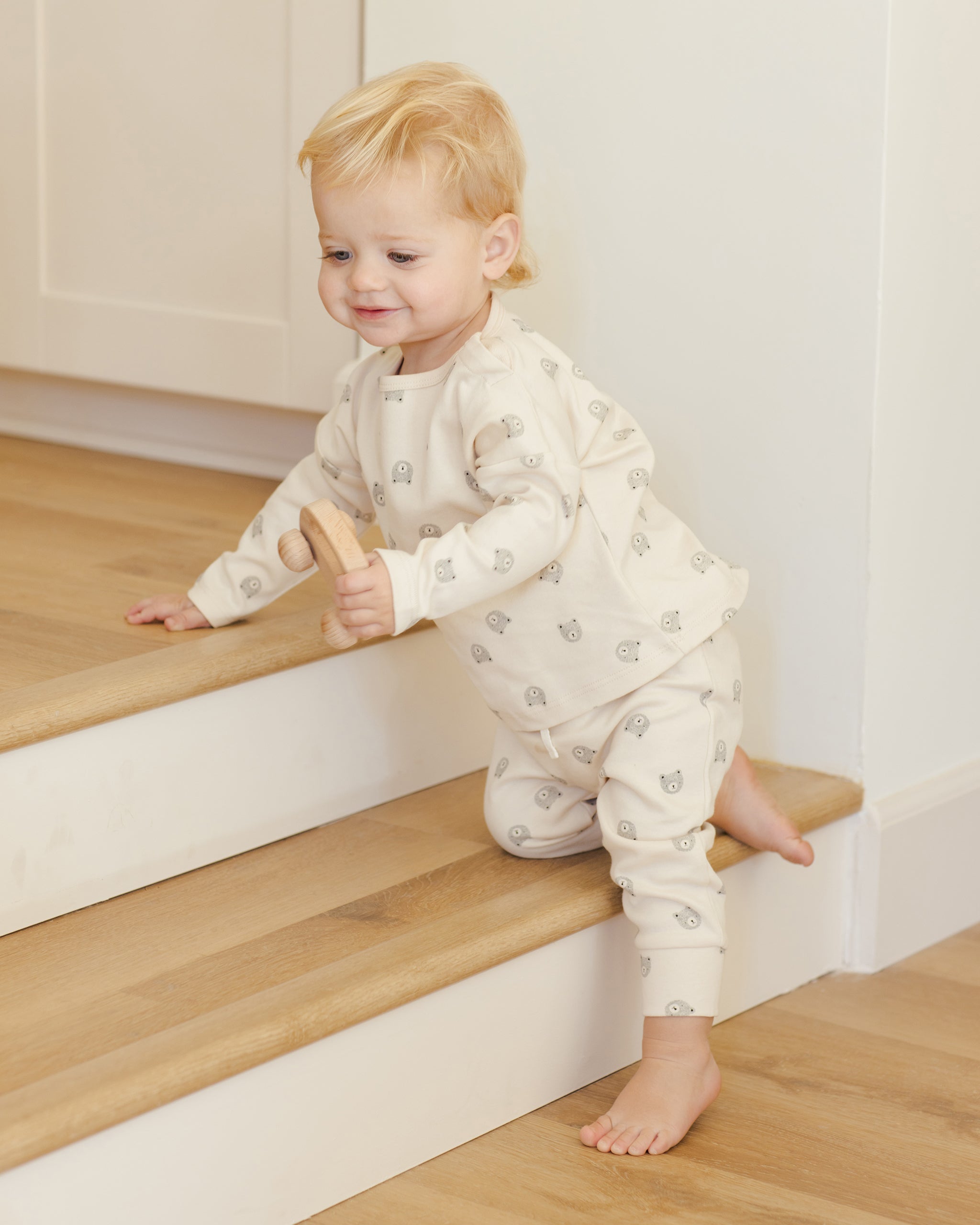 Long Sleeve Tee || Bears - Rylee + Cru | Kids Clothes | Trendy Baby Clothes | Modern Infant Outfits |