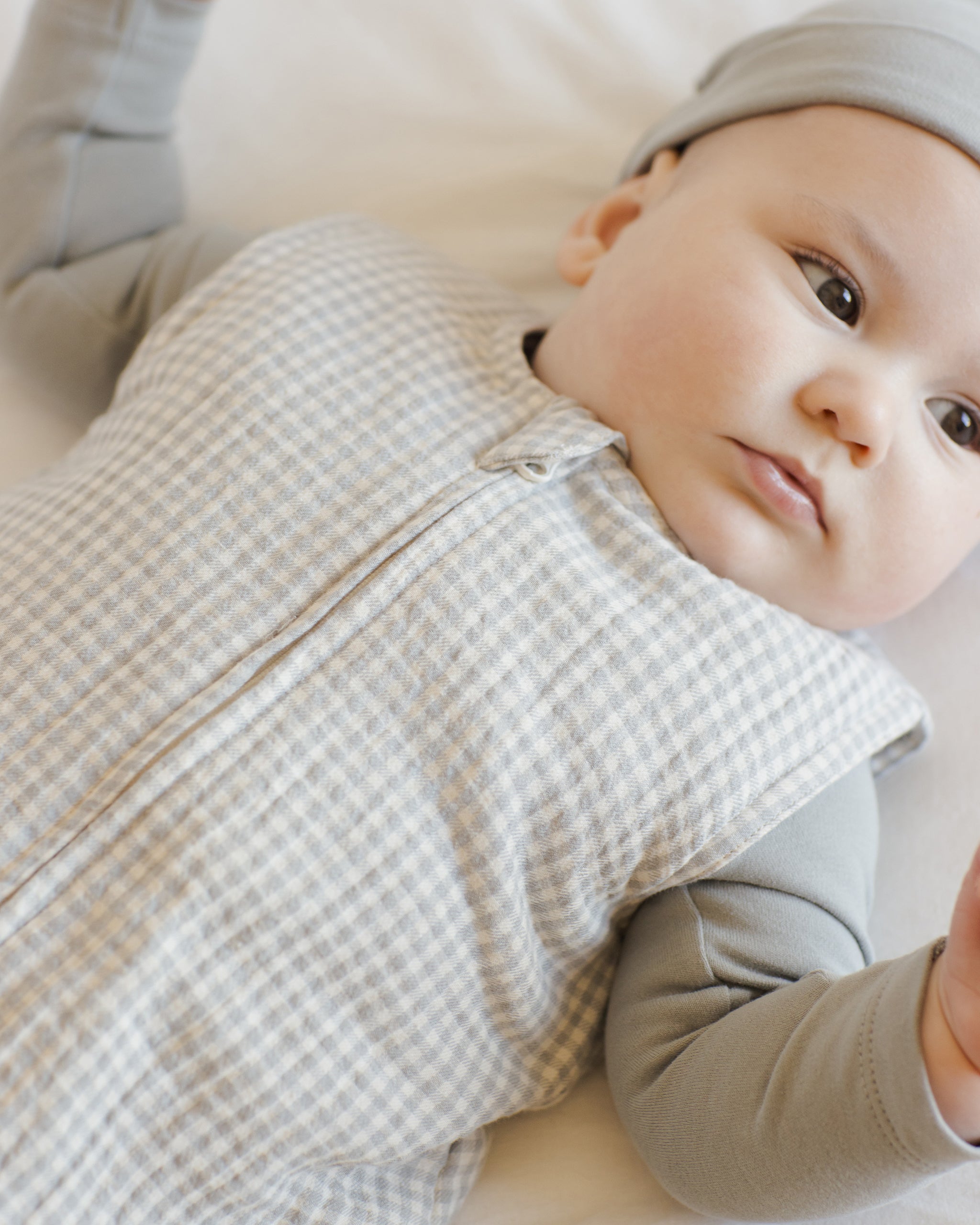 Sleep Bag || Blue Gingham - Rylee + Cru | Kids Clothes | Trendy Baby Clothes | Modern Infant Outfits |