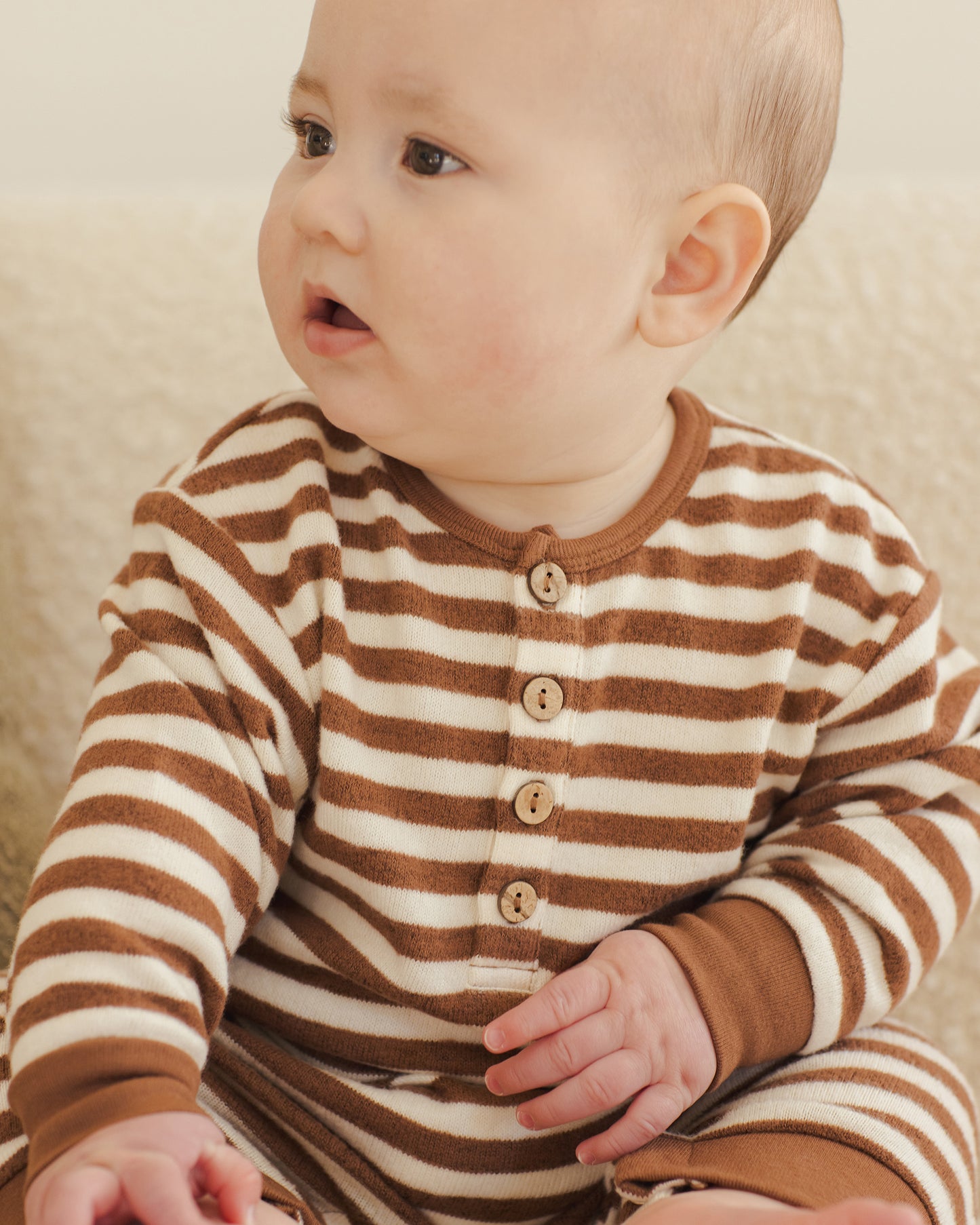 Relaxed Jumpsuit || Cedar Stripe - Rylee + Cru | Kids Clothes | Trendy Baby Clothes | Modern Infant Outfits |