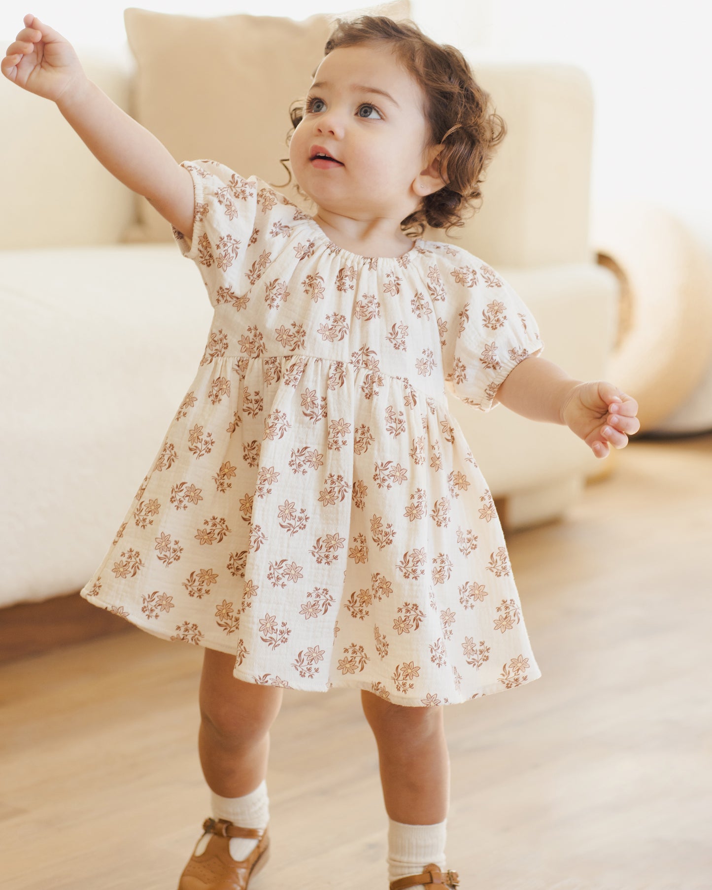 Bella Dress || Daylily - Rylee + Cru | Kids Clothes | Trendy Baby Clothes | Modern Infant Outfits |