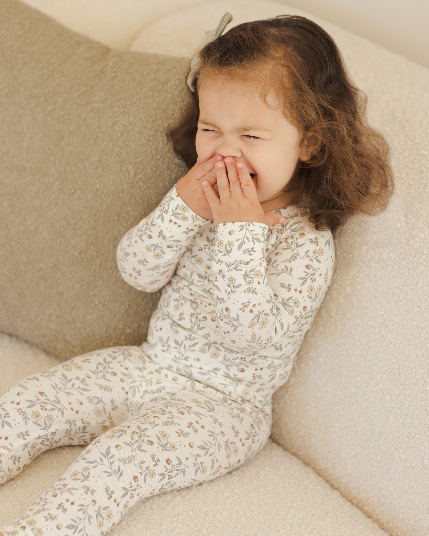 Bamboo Pajama Set || Woodland - Rylee + Cru | Kids Clothes | Trendy Baby Clothes | Modern Infant Outfits |