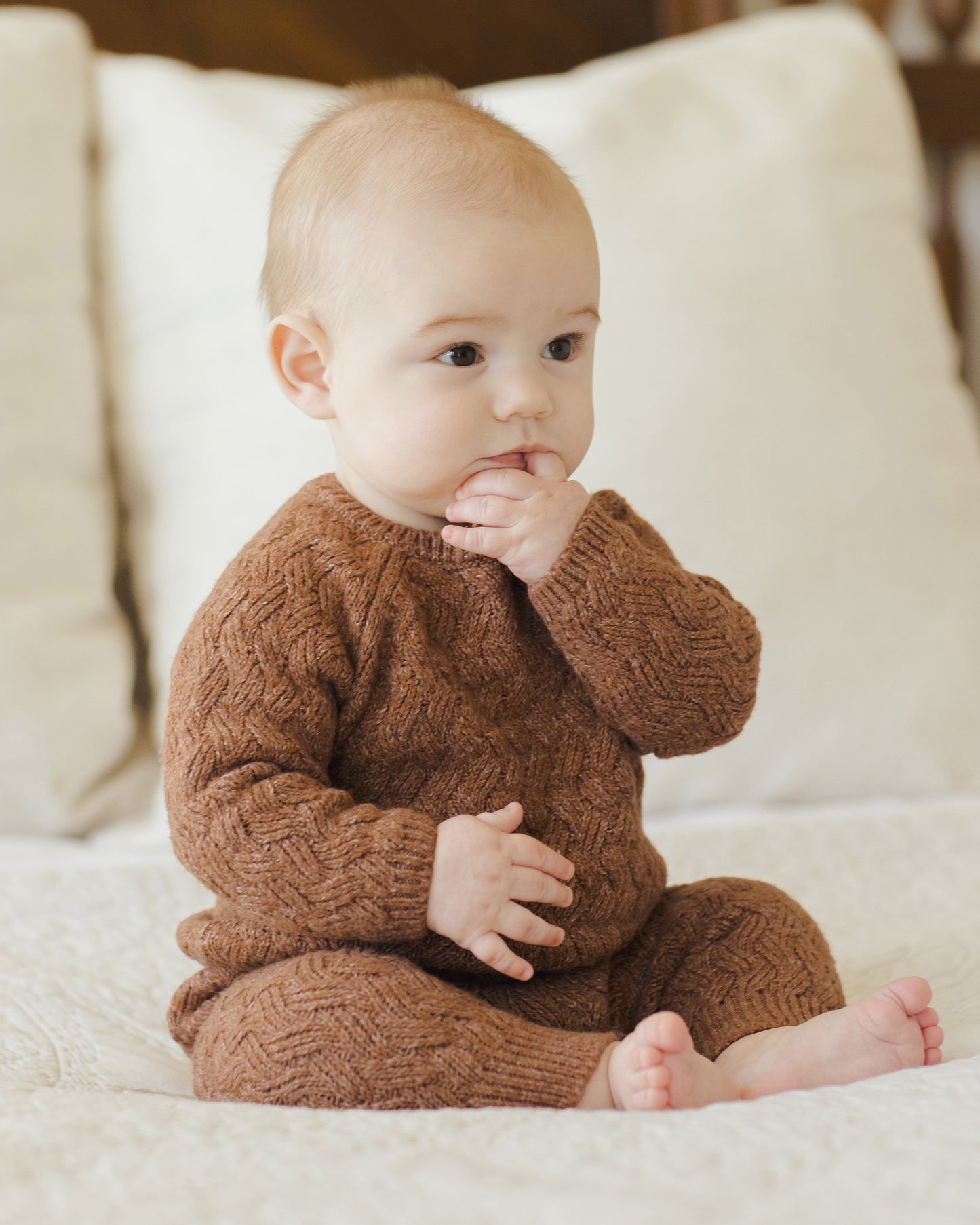 Knit Pant || Heathered Cedar - Rylee + Cru | Kids Clothes | Trendy Baby Clothes | Modern Infant Outfits |