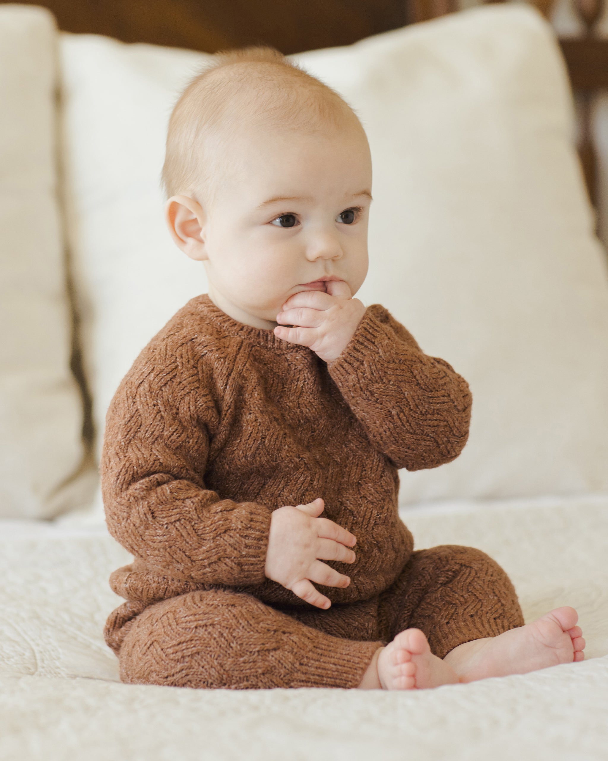 Knit Pant || Heathered Cedar - Rylee + Cru | Kids Clothes | Trendy Baby Clothes | Modern Infant Outfits |