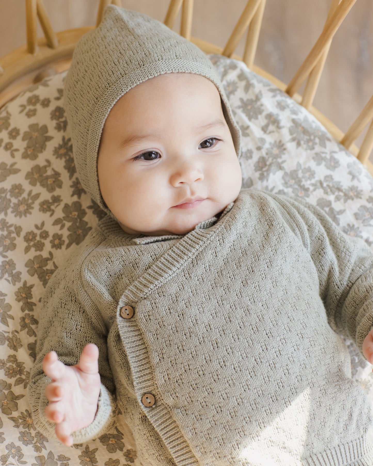 Knit Wrap Top + Pant Set || Fern - Rylee + Cru | Kids Clothes | Trendy Baby Clothes | Modern Infant Outfits |