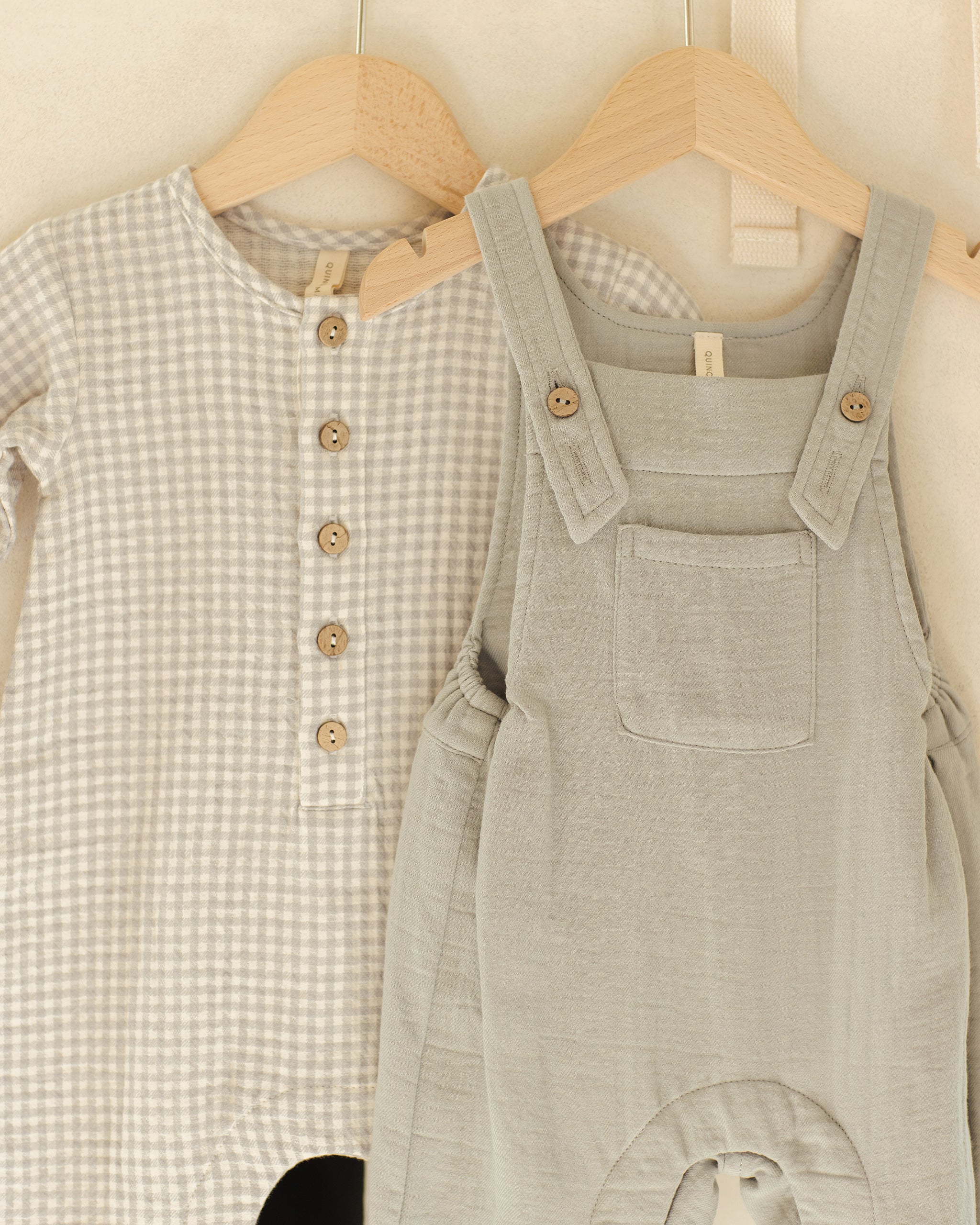 Baby Overall || Steel Blue - Rylee + Cru | Kids Clothes | Trendy Baby Clothes | Modern Infant Outfits |