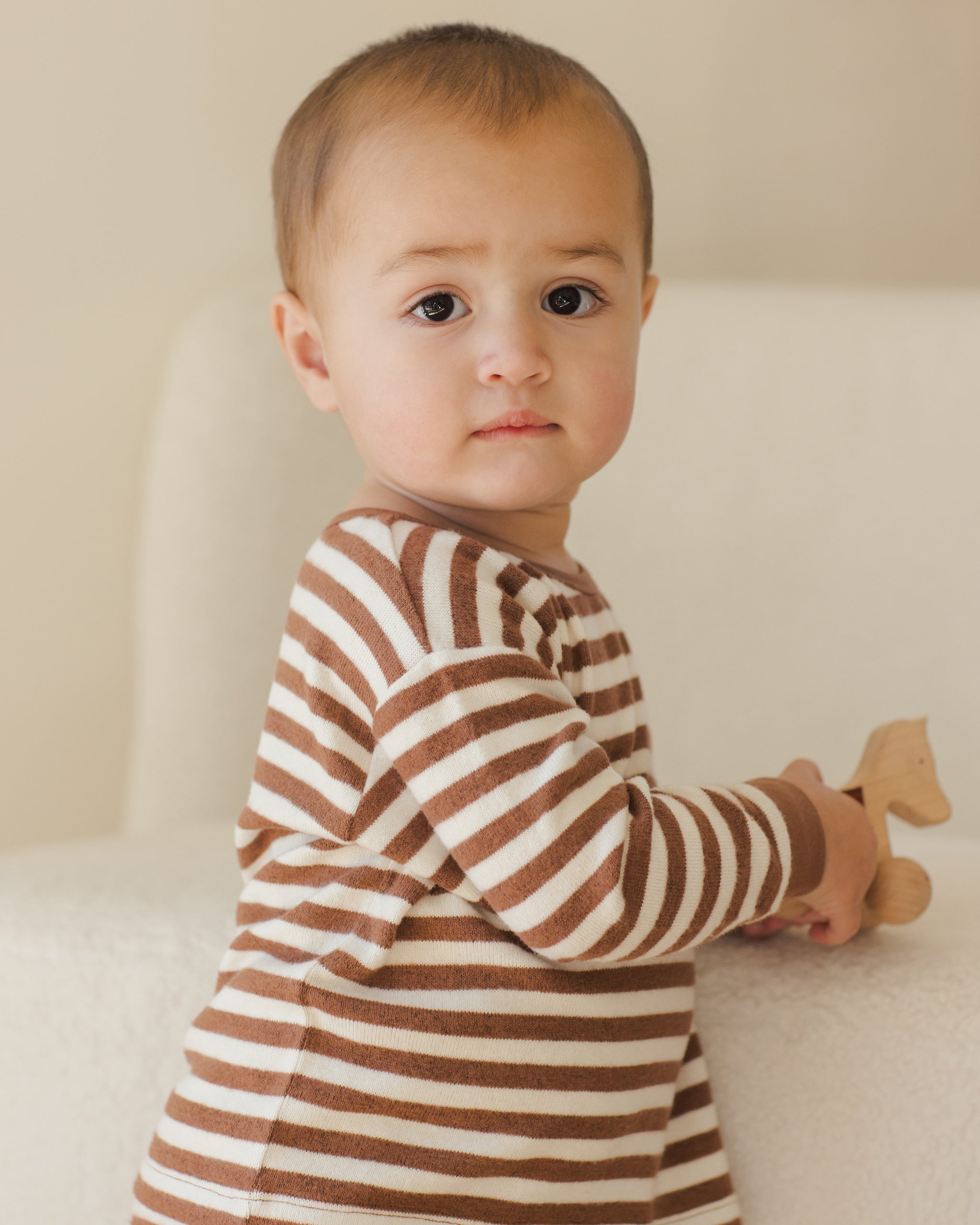 Cozy Set || Cedar Stripe - Rylee + Cru | Kids Clothes | Trendy Baby Clothes | Modern Infant Outfits |