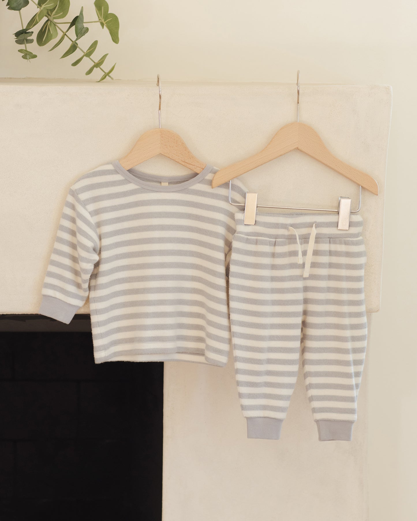 Cozy Set || Blue Stripe - Rylee + Cru | Kids Clothes | Trendy Baby Clothes | Modern Infant Outfits |