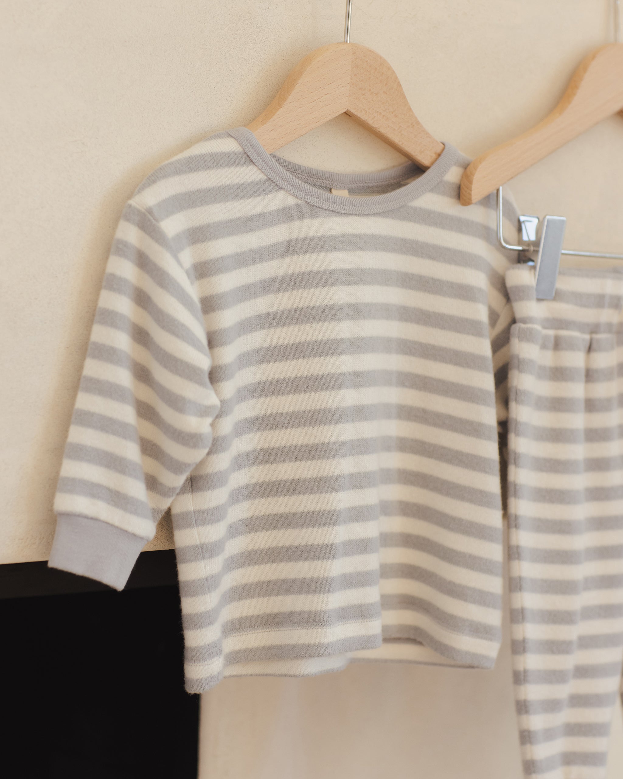 Cozy Set || Blue Stripe - Rylee + Cru | Kids Clothes | Trendy Baby Clothes | Modern Infant Outfits |