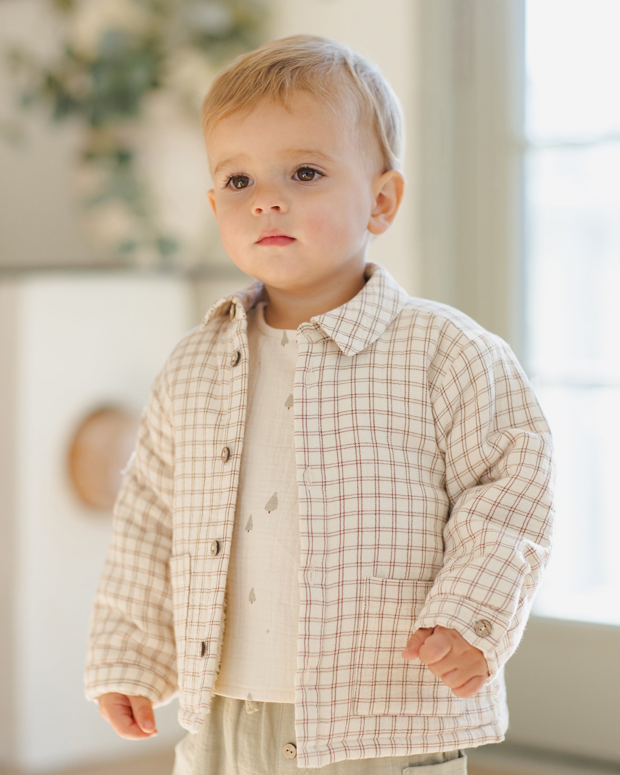 Ford Jacket || Cedar Check – Quincy Mae