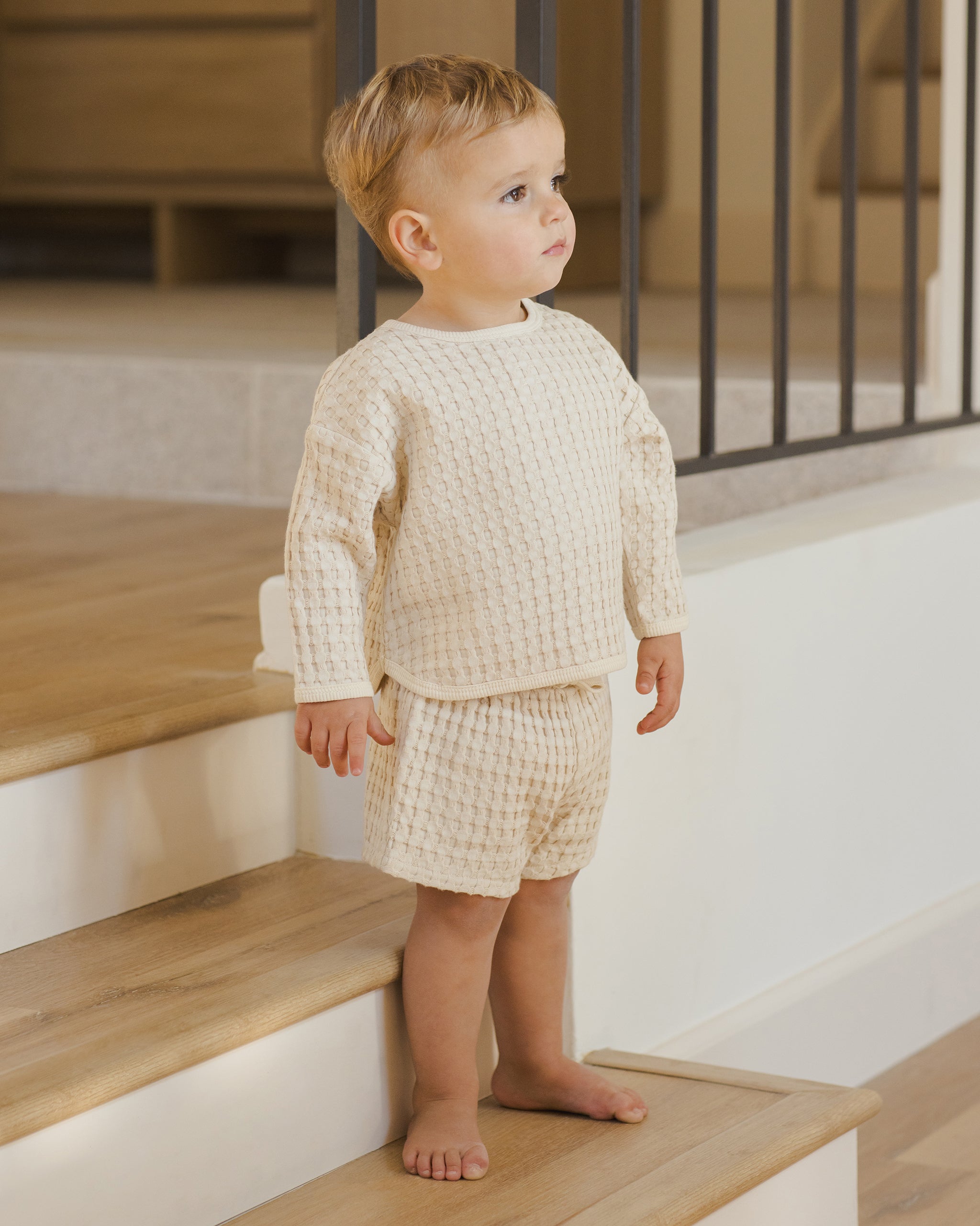 Flynn Set || Natural - Rylee + Cru | Kids Clothes | Trendy Baby Clothes | Modern Infant Outfits |