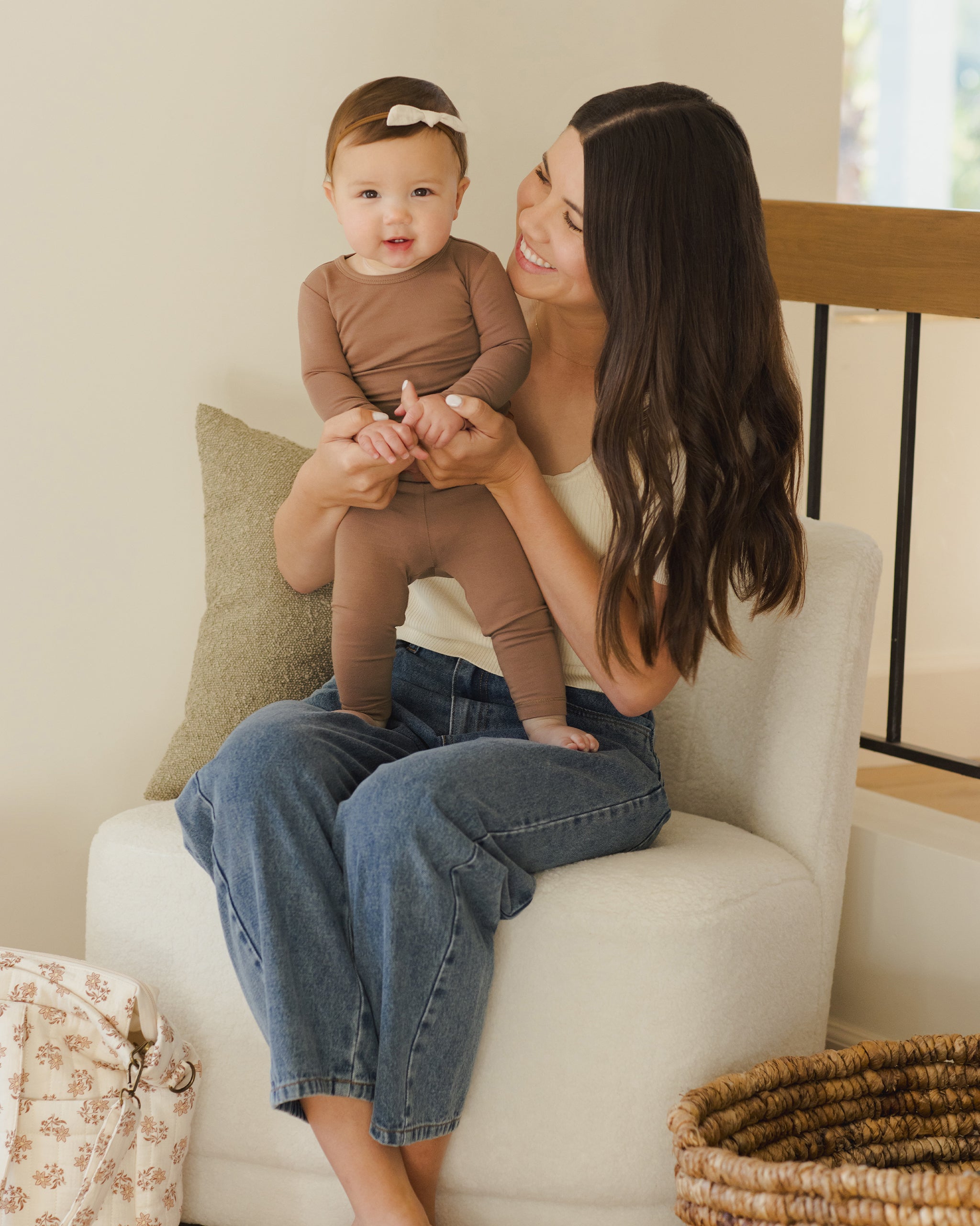 Bamboo Pajama Set || Cedar - Rylee + Cru | Kids Clothes | Trendy Baby Clothes | Modern Infant Outfits |