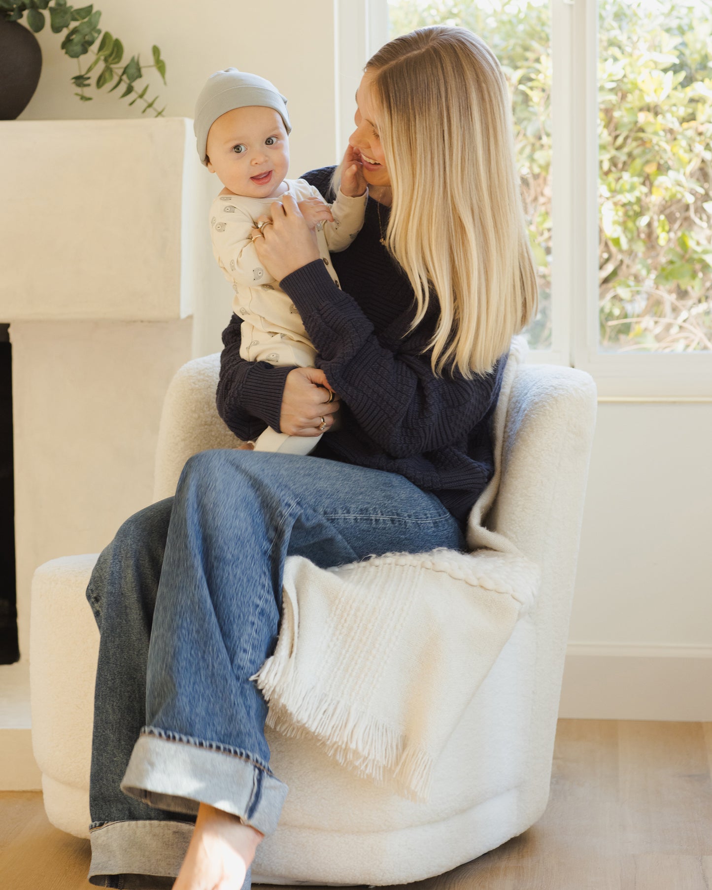 Long Sleeve Jumpsuit || Bears - Rylee + Cru | Kids Clothes | Trendy Baby Clothes | Modern Infant Outfits |