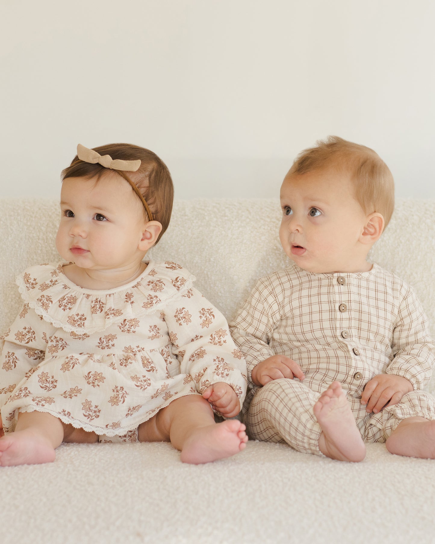 Thalia Romper || Daylily - Rylee + Cru | Kids Clothes | Trendy Baby Clothes | Modern Infant Outfits |
