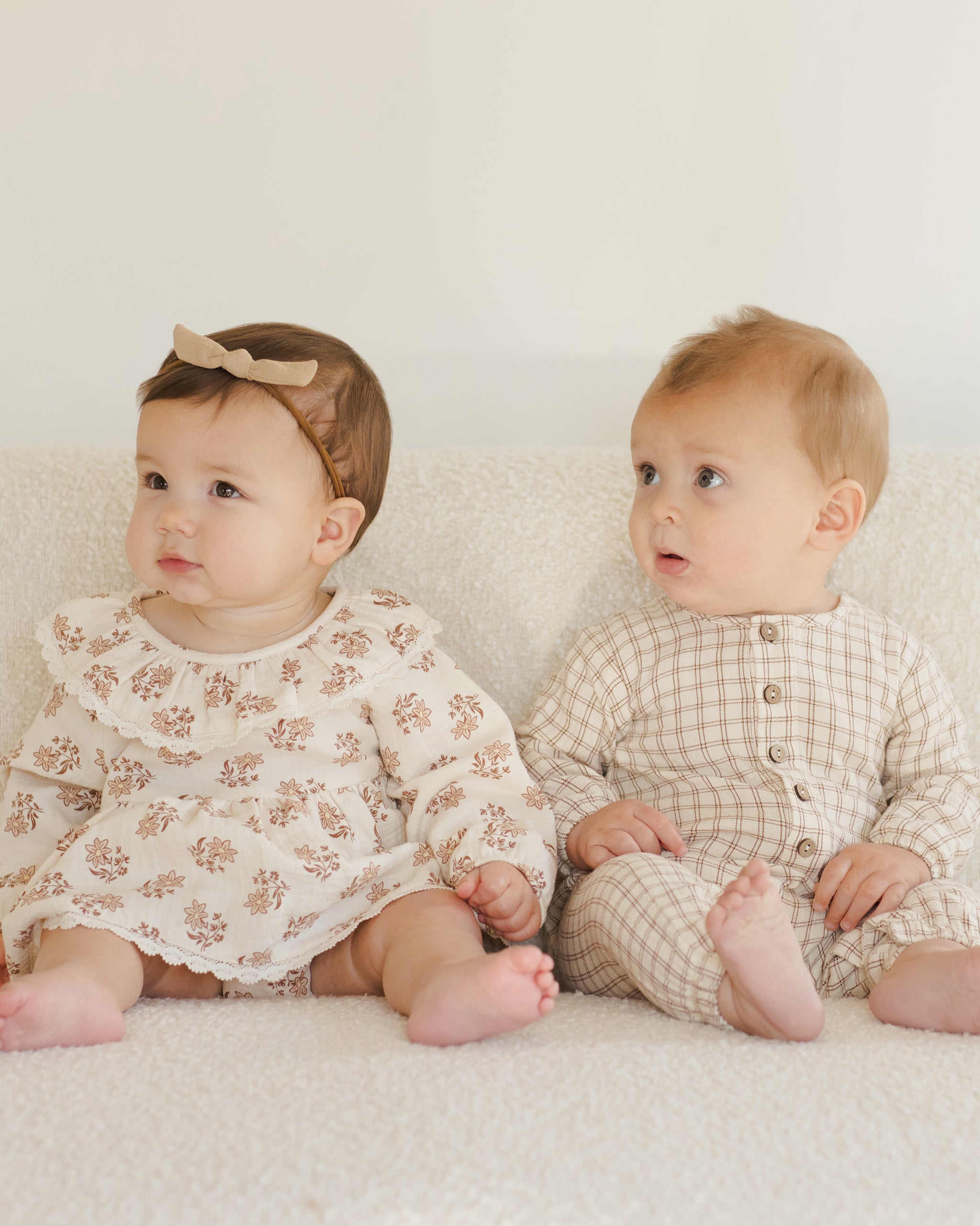 Thalia Romper || Daylily - Rylee + Cru | Kids Clothes | Trendy Baby Clothes | Modern Infant Outfits |