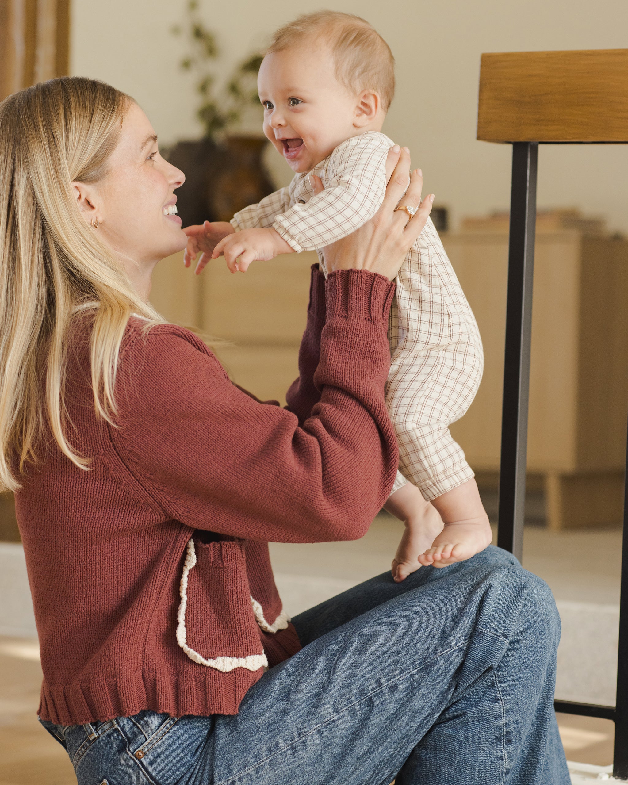 Woven Jumpsuit || Cedar Check - Rylee + Cru | Kids Clothes | Trendy Baby Clothes | Modern Infant Outfits |