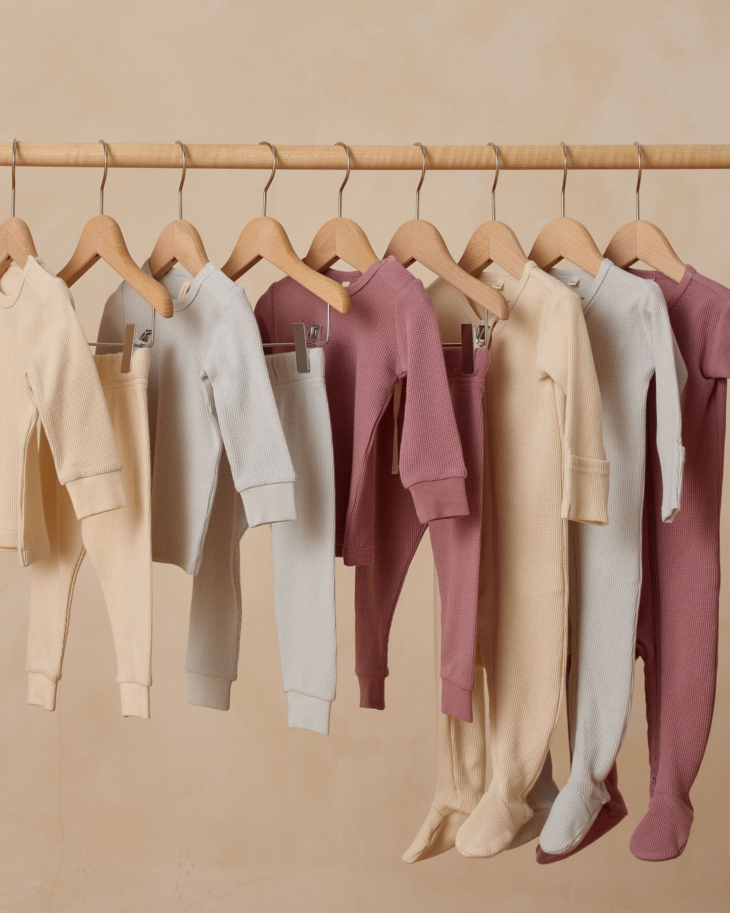 Waffle Sleep Set || Mulberry - Rylee + Cru | Kids Clothes | Trendy Baby Clothes | Modern Infant Outfits |