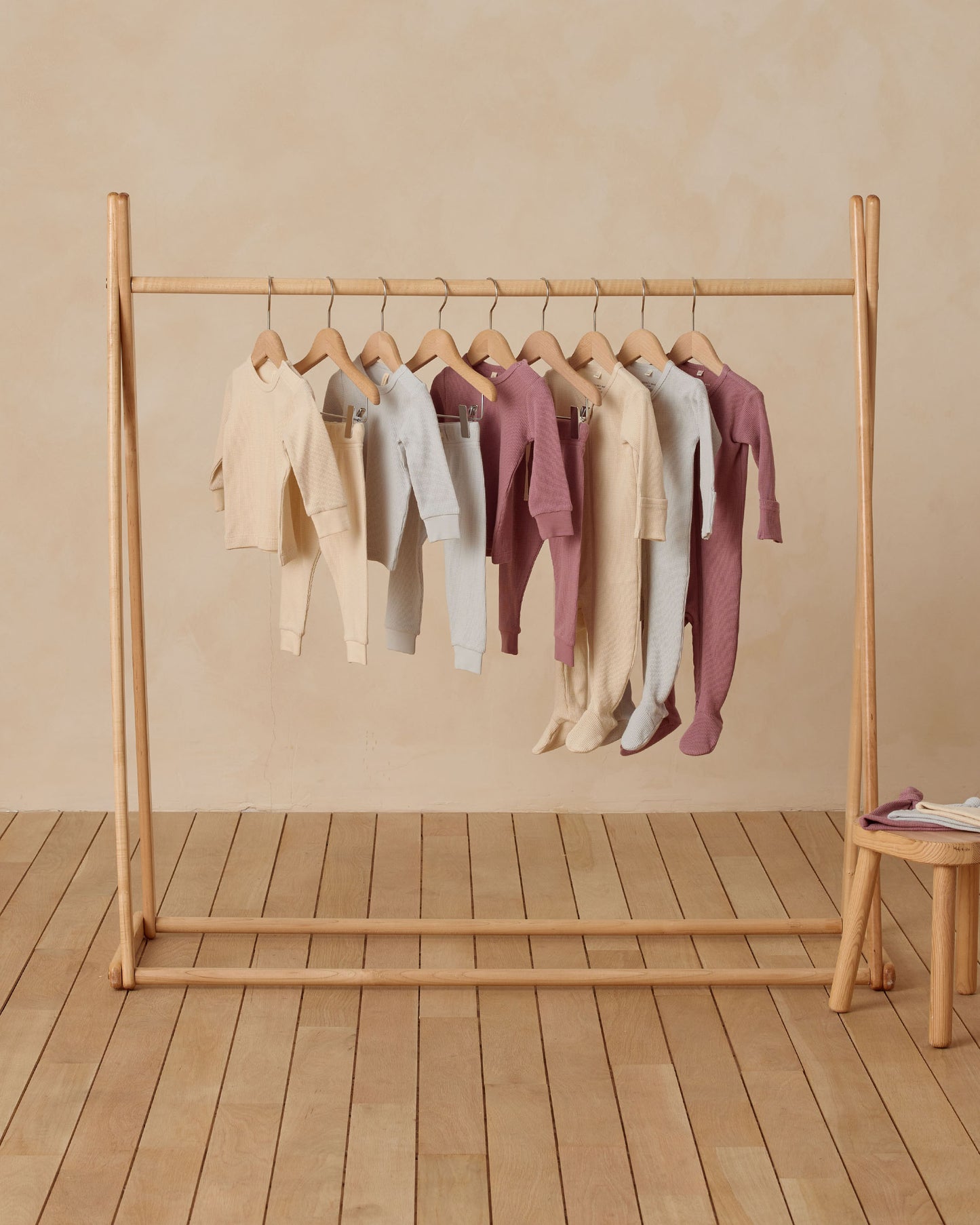 Waffle Top + Pant Set || Mulberry - Rylee + Cru | Kids Clothes | Trendy Baby Clothes | Modern Infant Outfits |