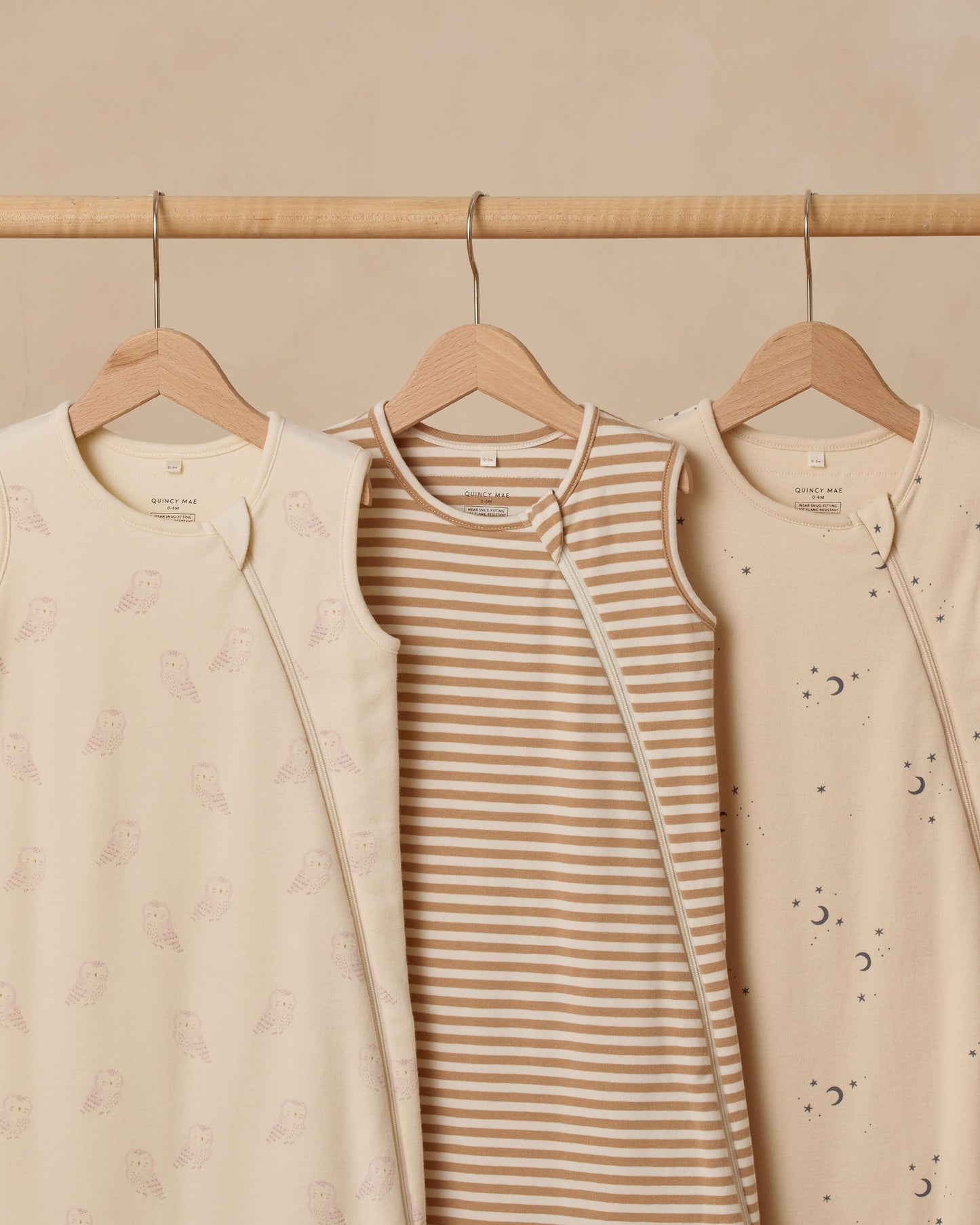 Jersey Sleep Bag || Gold Stripe - Rylee + Cru | Kids Clothes | Trendy Baby Clothes | Modern Infant Outfits |