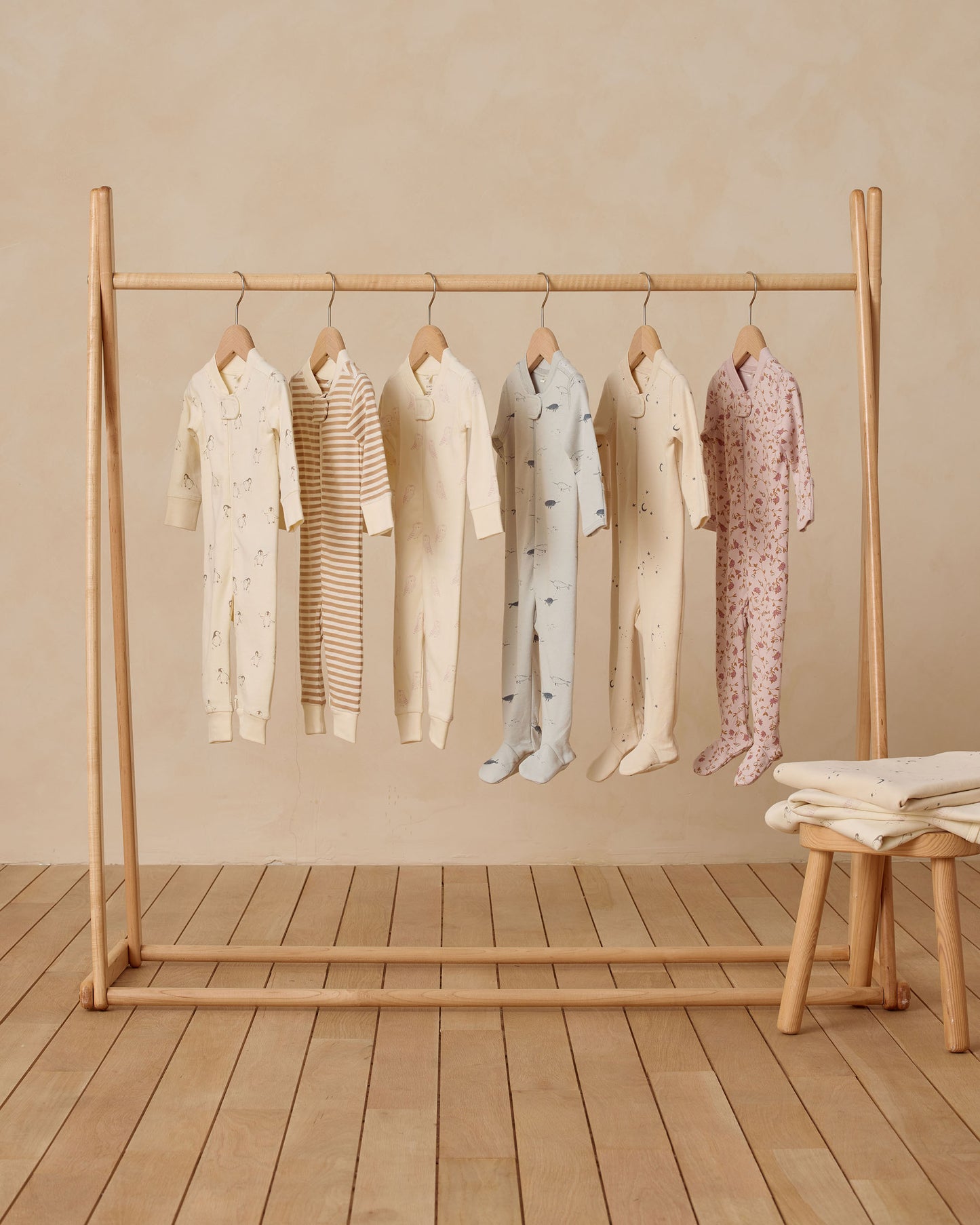 Zip Long Sleeve Sleeper Footie || Garden - Rylee + Cru | Kids Clothes | Trendy Baby Clothes | Modern Infant Outfits |