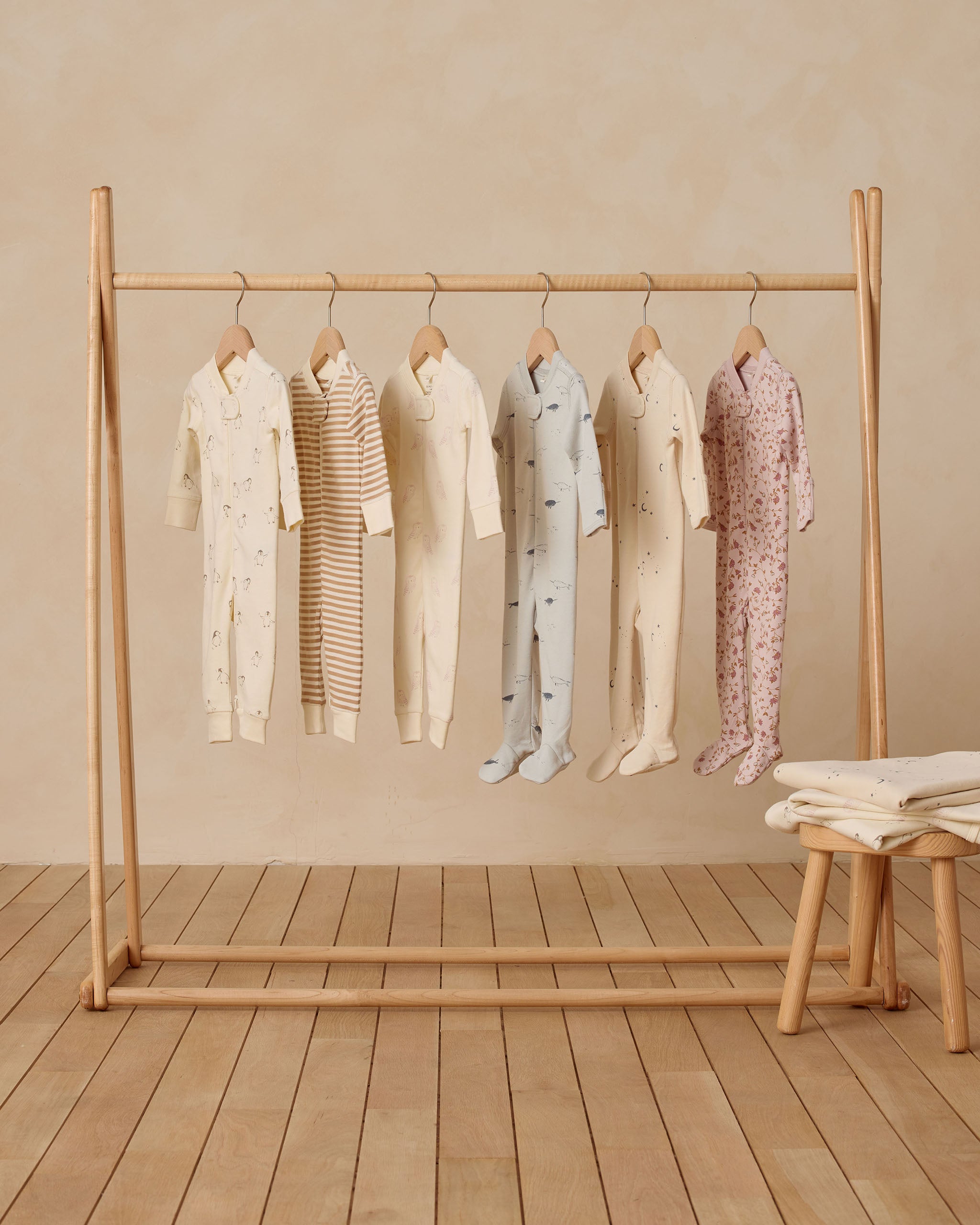 Zip Long Sleeve Sleeper Footie || Garden - Rylee + Cru | Kids Clothes | Trendy Baby Clothes | Modern Infant Outfits |