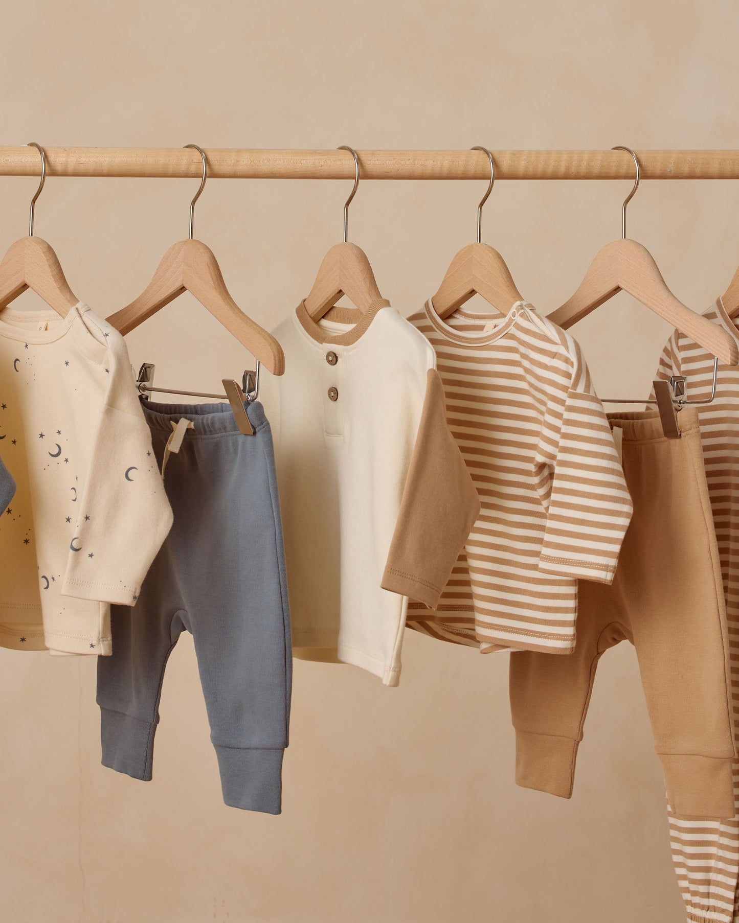 Long Sleeve Tee || Gold Stripe - Rylee + Cru | Kids Clothes | Trendy Baby Clothes | Modern Infant Outfits |