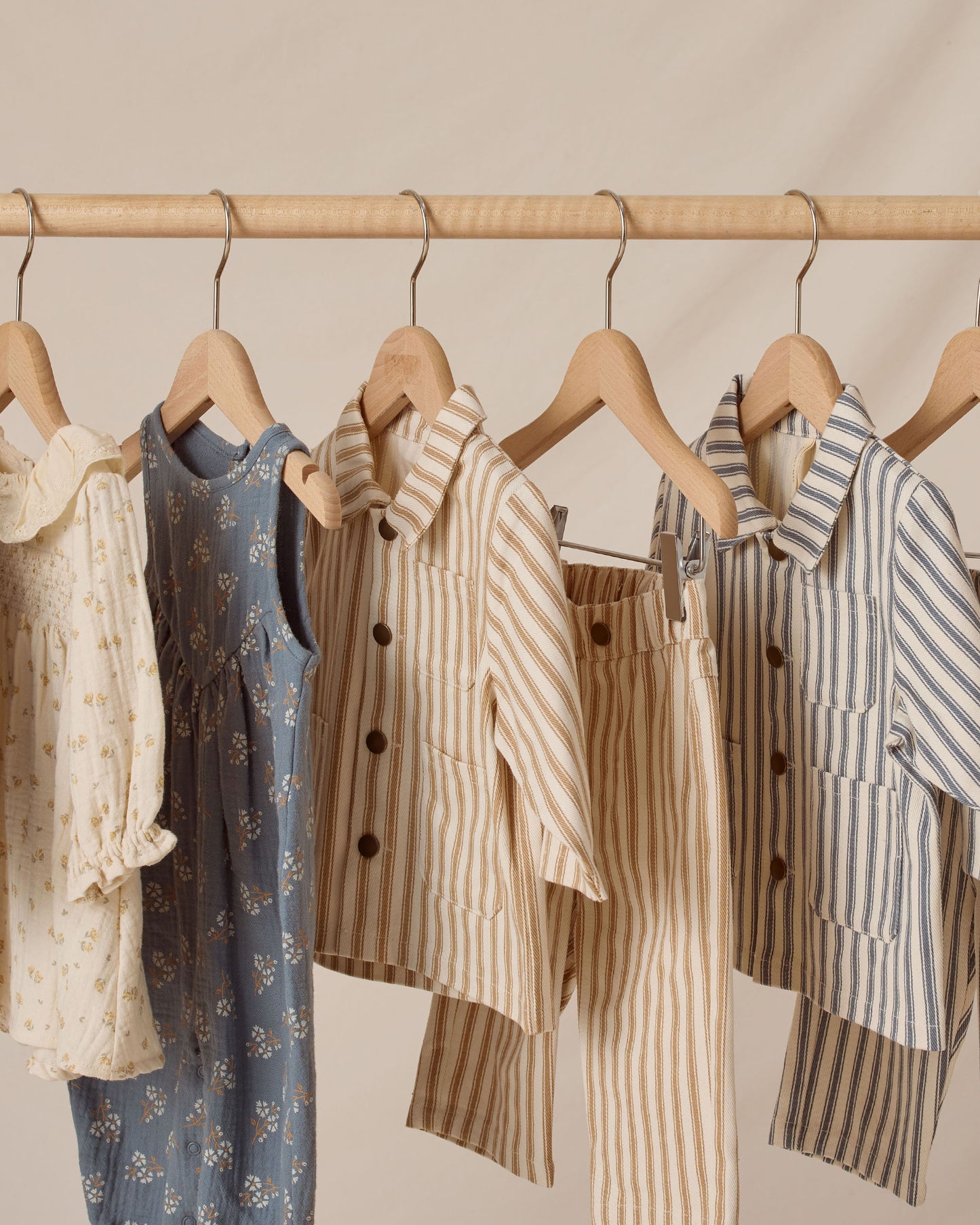 Grayson Pant || Gold Pinstripe - Rylee + Cru | Kids Clothes | Trendy Baby Clothes | Modern Infant Outfits |