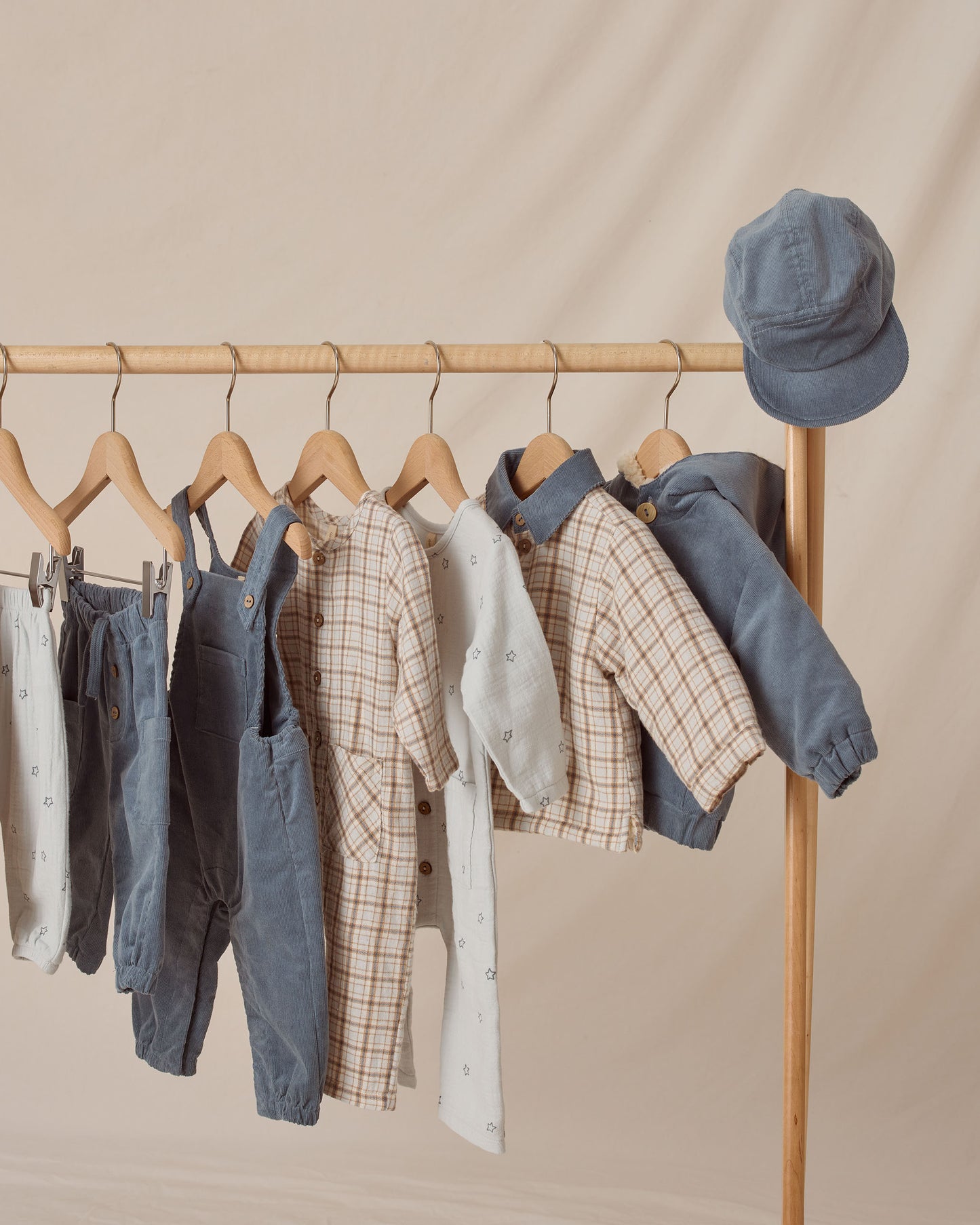 Corduroy Hooded Jacket || Ocean - Rylee + Cru | Kids Clothes | Trendy Baby Clothes | Modern Infant Outfits |