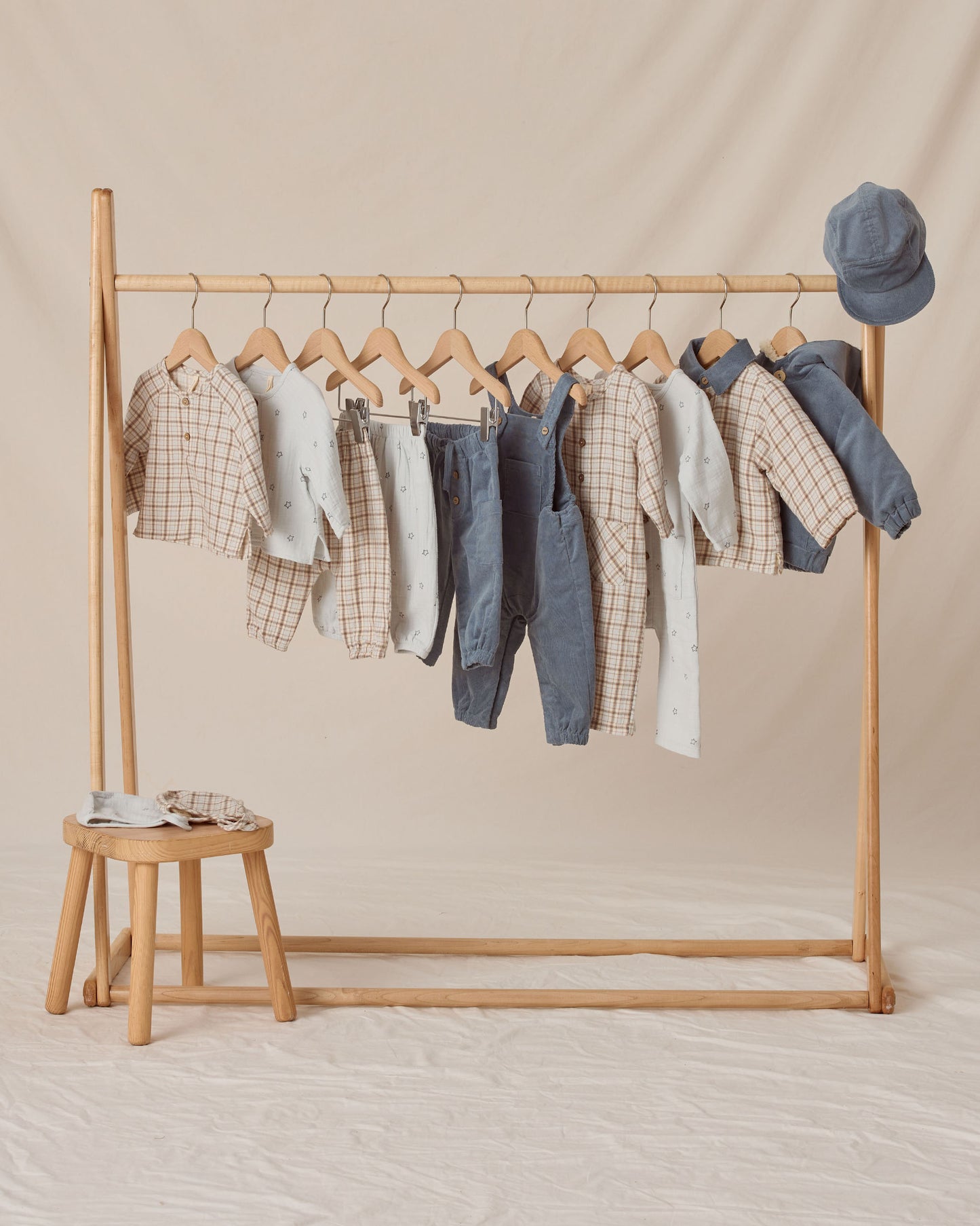 Corduroy Hooded Jacket || Ocean - Rylee + Cru | Kids Clothes | Trendy Baby Clothes | Modern Infant Outfits |