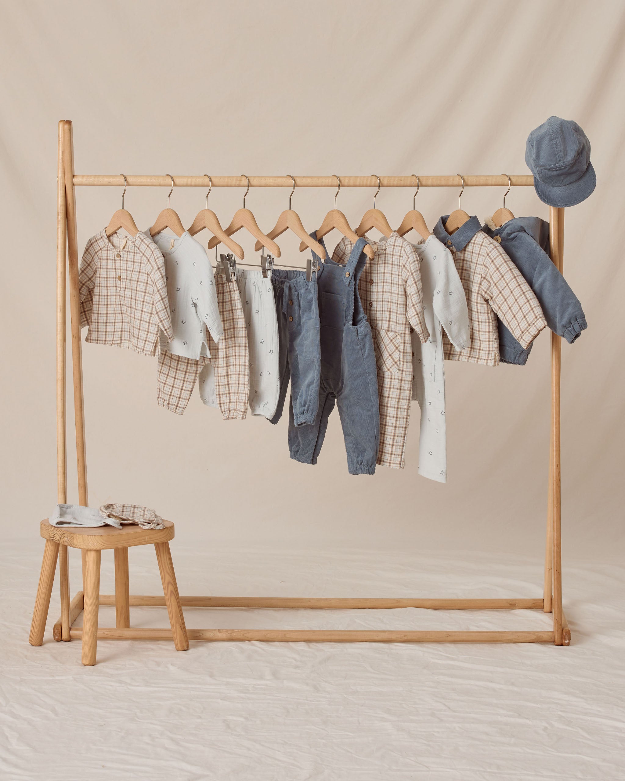 Corduroy Hooded Jacket || Ocean - Rylee + Cru | Kids Clothes | Trendy Baby Clothes | Modern Infant Outfits |