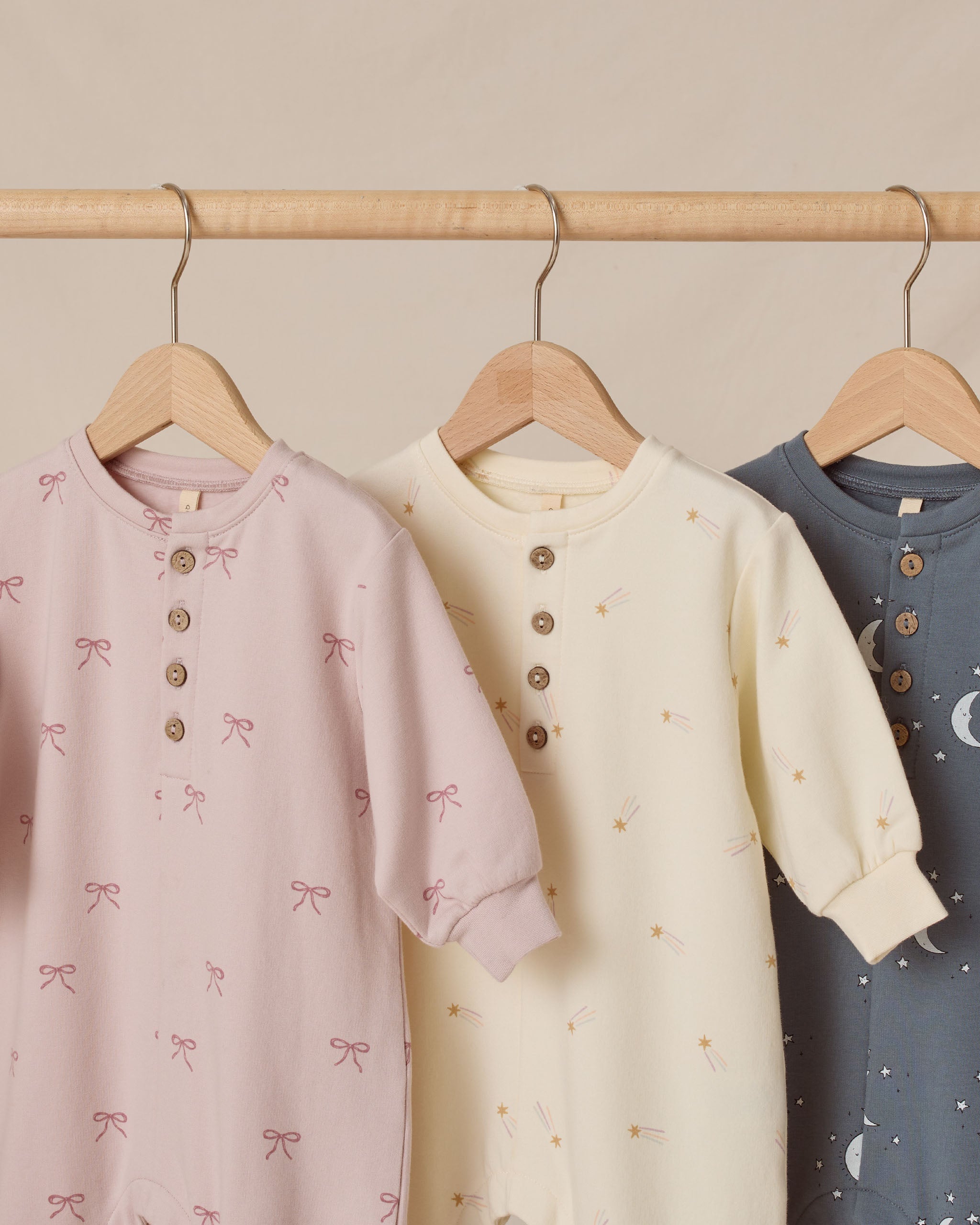 Relaxed Fleece Jumpsuit || Bows - Rylee + Cru | Kids Clothes | Trendy Baby Clothes | Modern Infant Outfits |