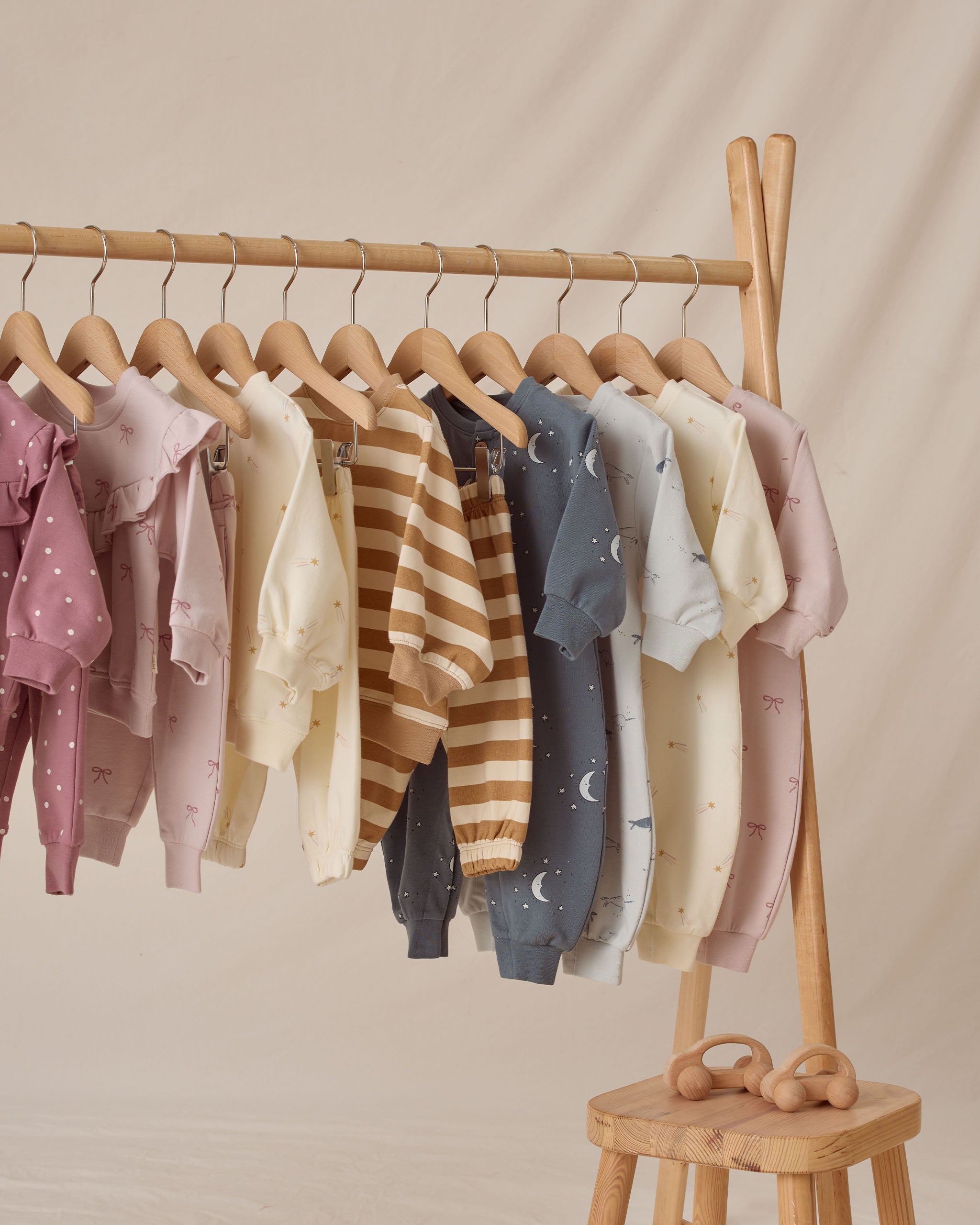 Oversized Sweatpants || Shooting Stars - Rylee + Cru | Kids Clothes | Trendy Baby Clothes | Modern Infant Outfits |