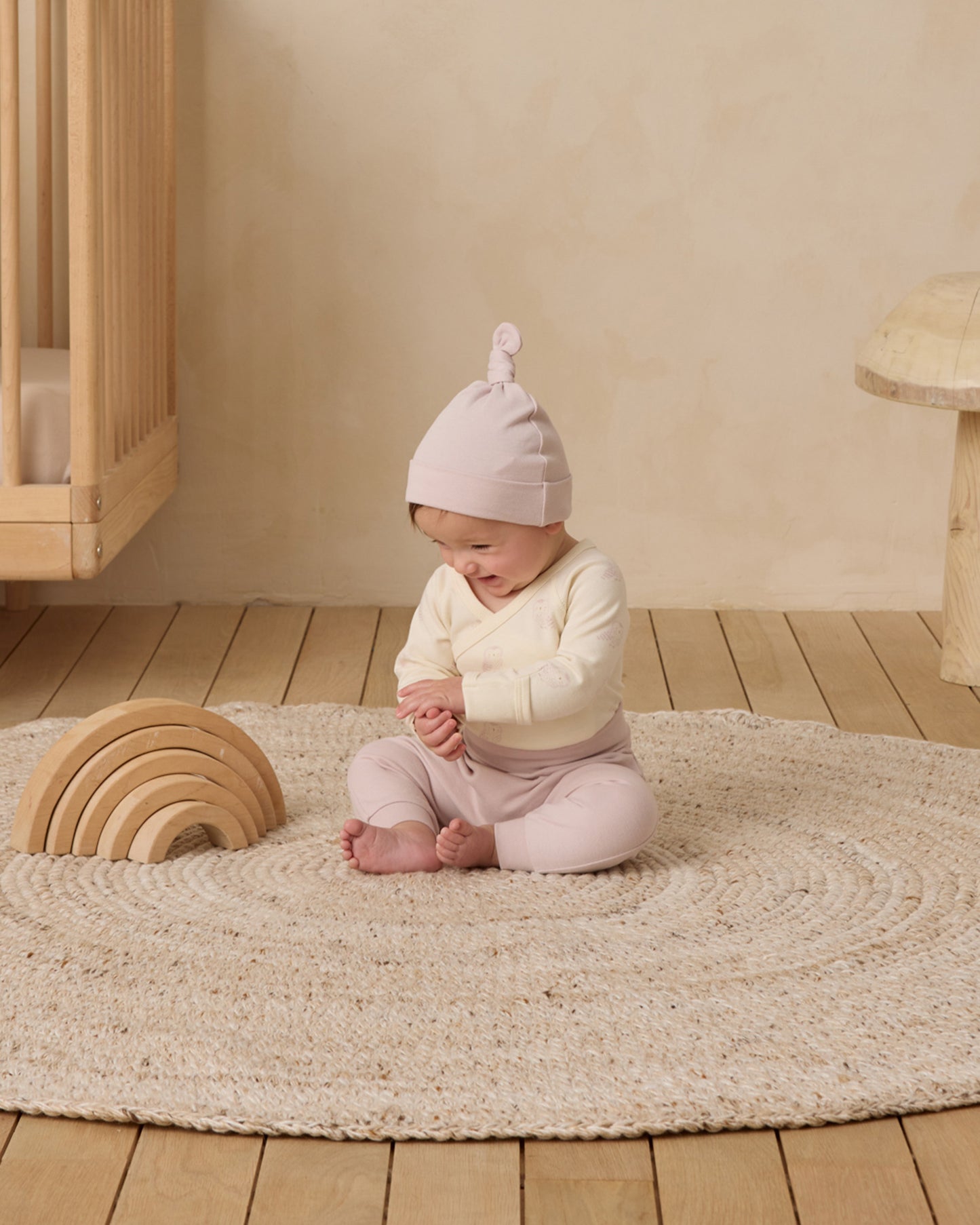 Knotted Baby Hat || Lilac - Rylee + Cru | Kids Clothes | Trendy Baby Clothes | Modern Infant Outfits |