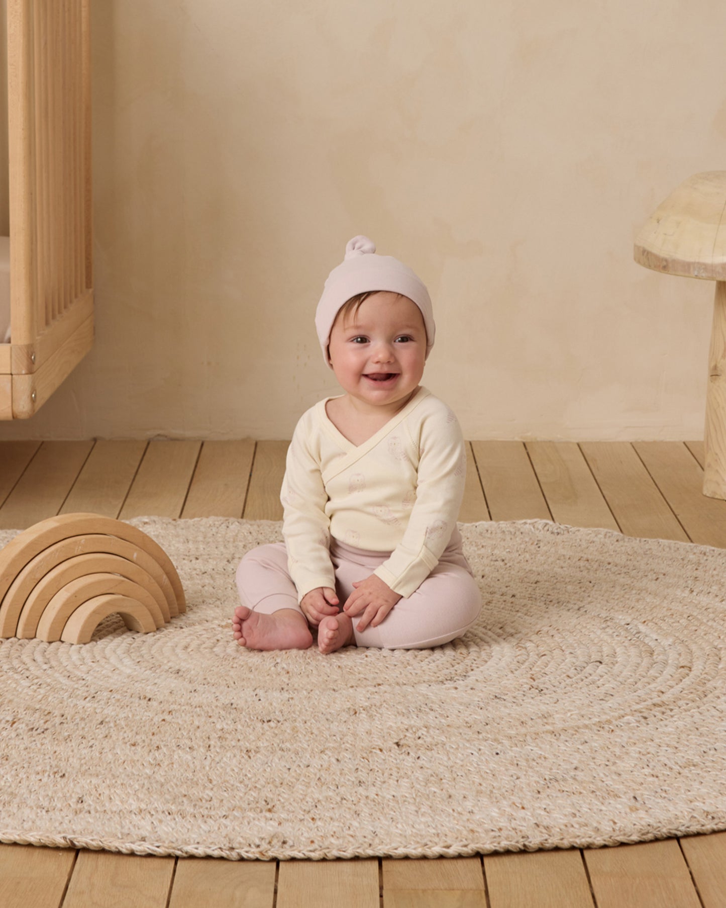 Knotted Baby Hat || Lilac - Rylee + Cru | Kids Clothes | Trendy Baby Clothes | Modern Infant Outfits |