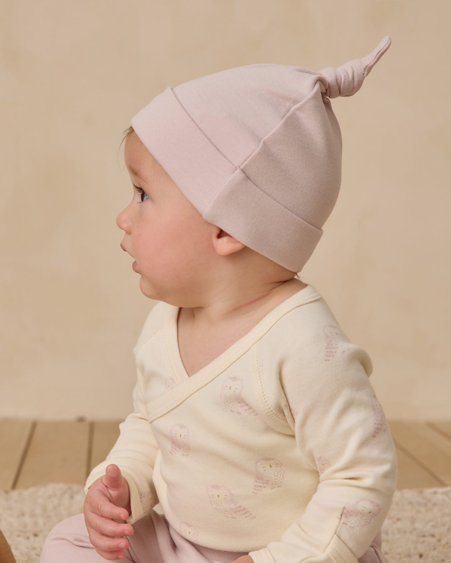 Knotted Baby Hat || Lilac - Rylee + Cru | Kids Clothes | Trendy Baby Clothes | Modern Infant Outfits |