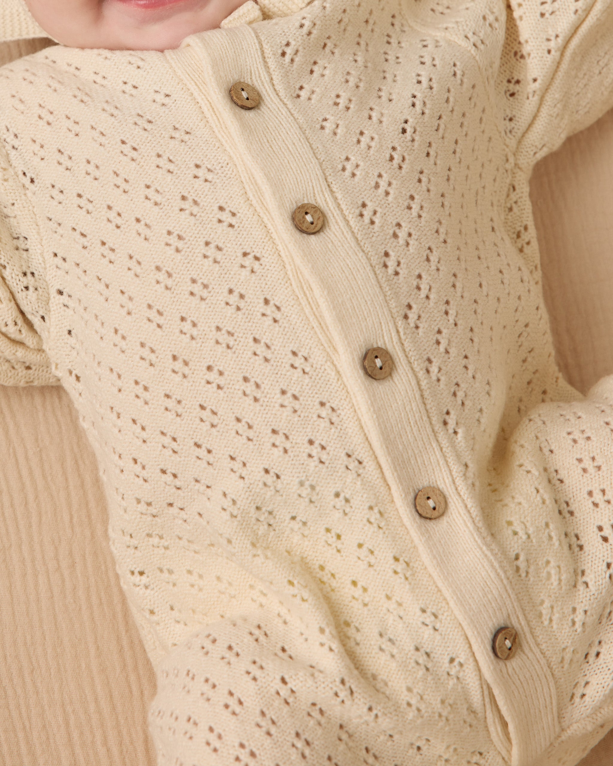 Long Sleeve Bubble Romper || Natural - Rylee + Cru | Kids Clothes | Trendy Baby Clothes | Modern Infant Outfits |