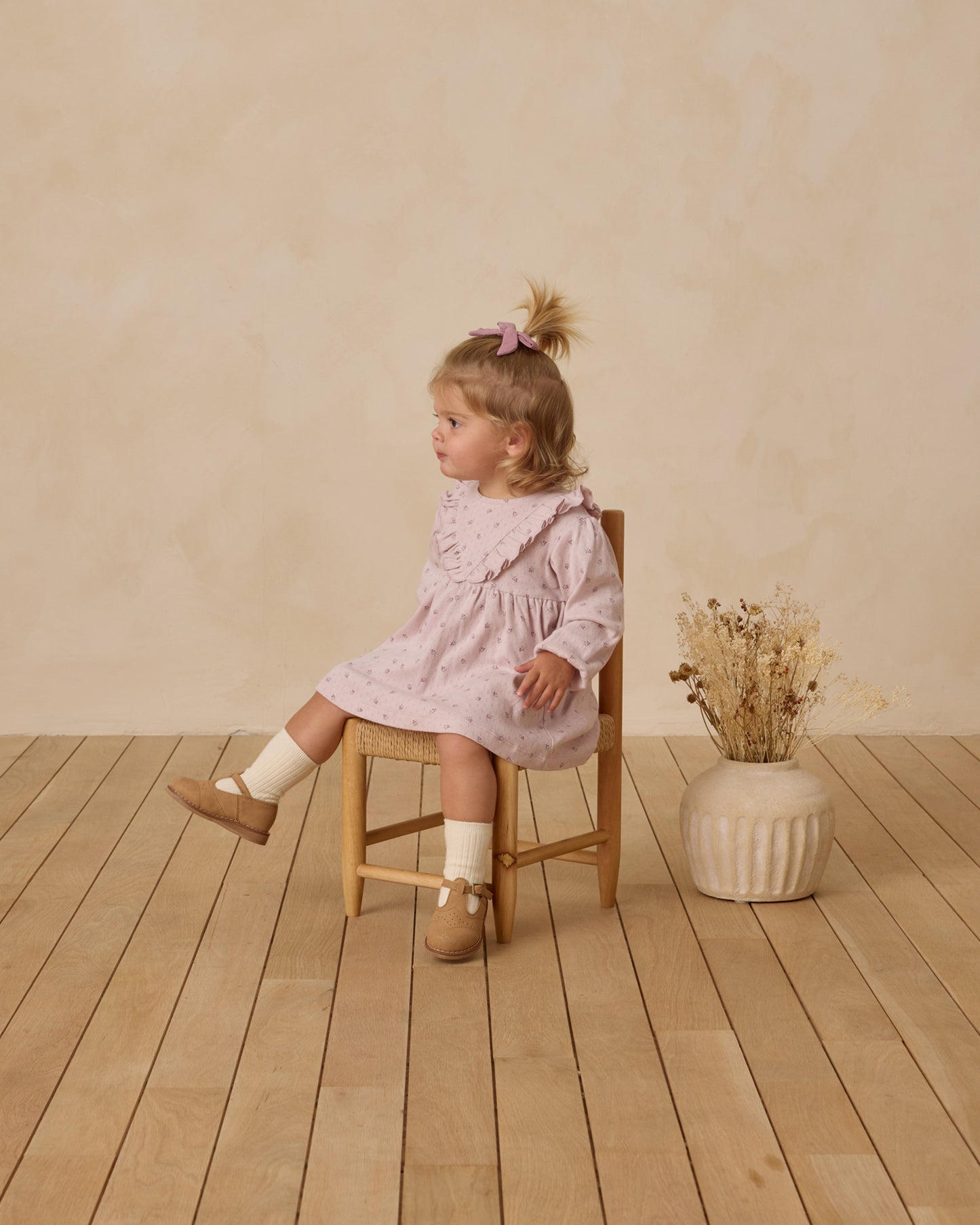 Bow W. Clip, Set Of 3 || Mulberry, Ocean, Lilac - Rylee + Cru | Kids Clothes | Trendy Baby Clothes | Modern Infant Outfits |