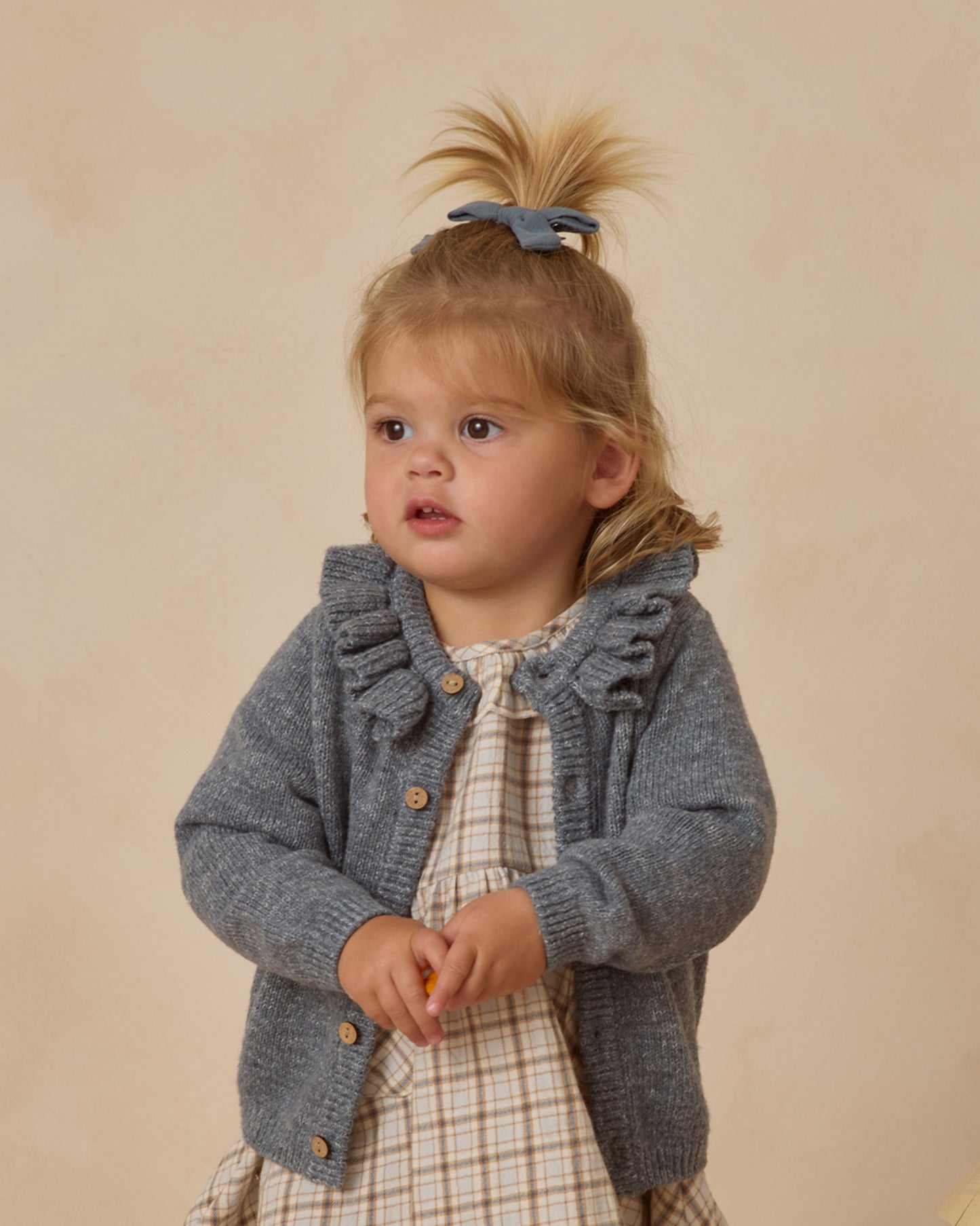 Bow W. Clip, Set Of 3 || Mulberry, Ocean, Lilac - Rylee + Cru | Kids Clothes | Trendy Baby Clothes | Modern Infant Outfits |