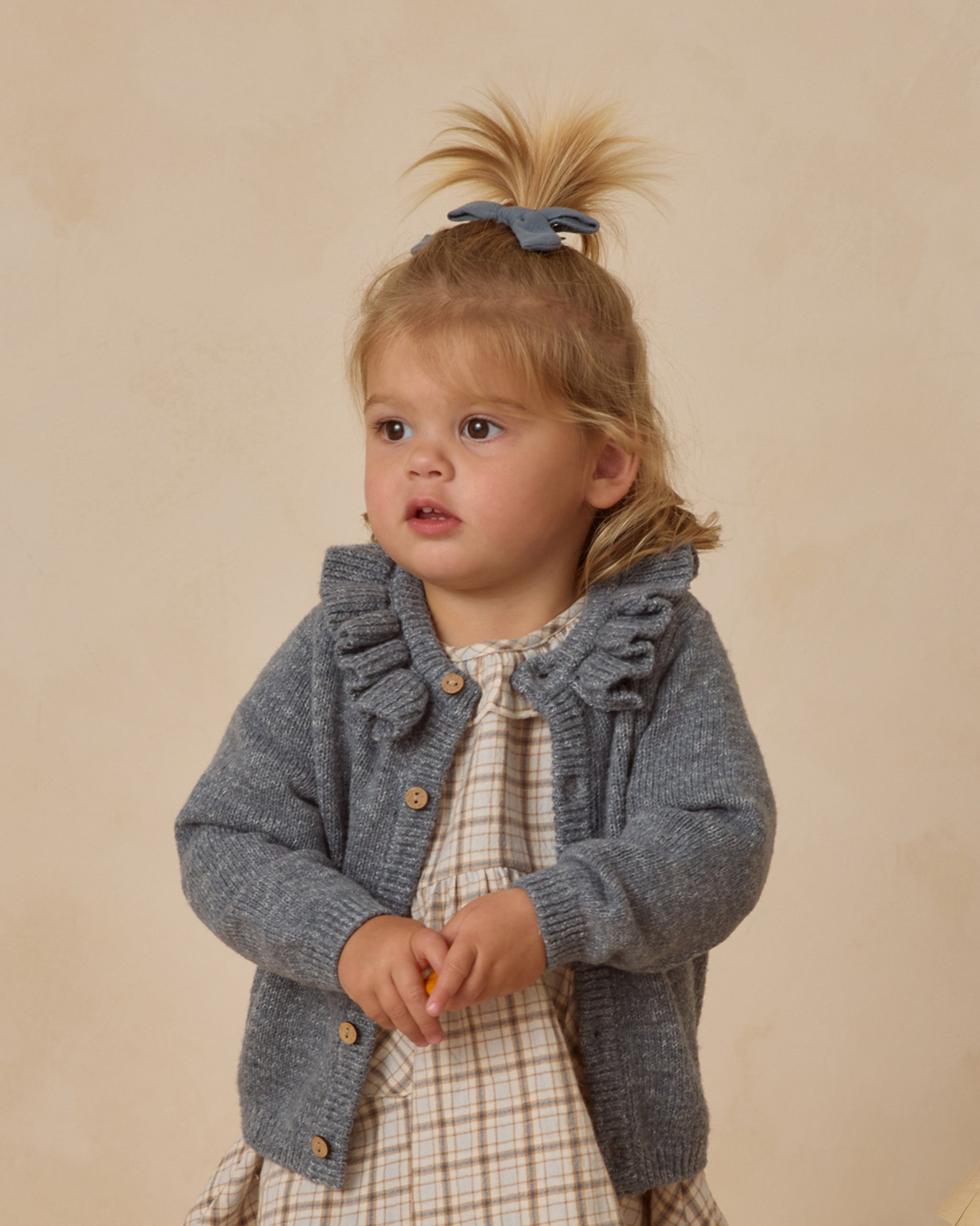 Bow W. Clip, Set Of 3 || Mulberry, Ocean, Lilac - Rylee + Cru | Kids Clothes | Trendy Baby Clothes | Modern Infant Outfits |