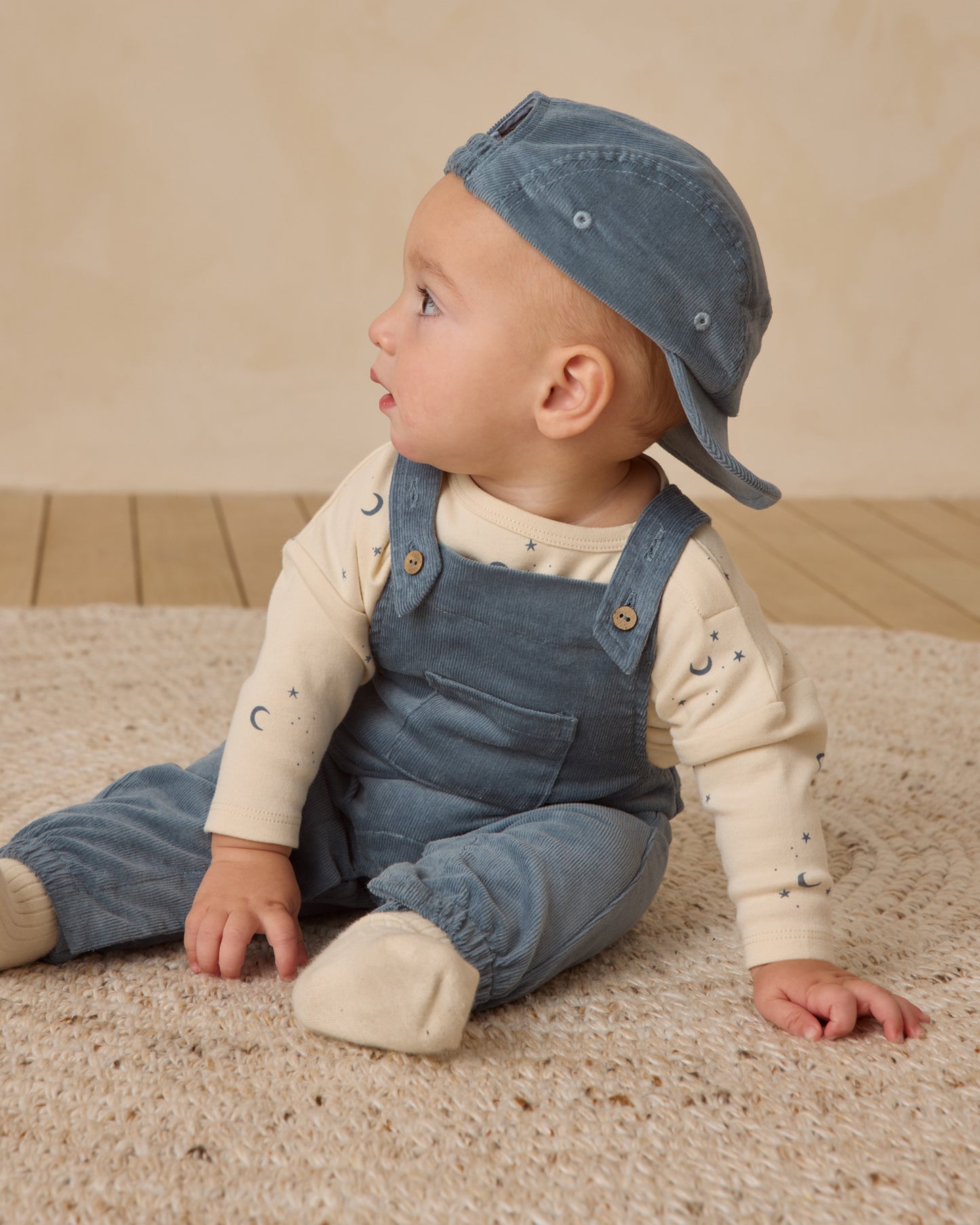 Long Sleeve Tee || Moons - Rylee + Cru | Kids Clothes | Trendy Baby Clothes | Modern Infant Outfits |