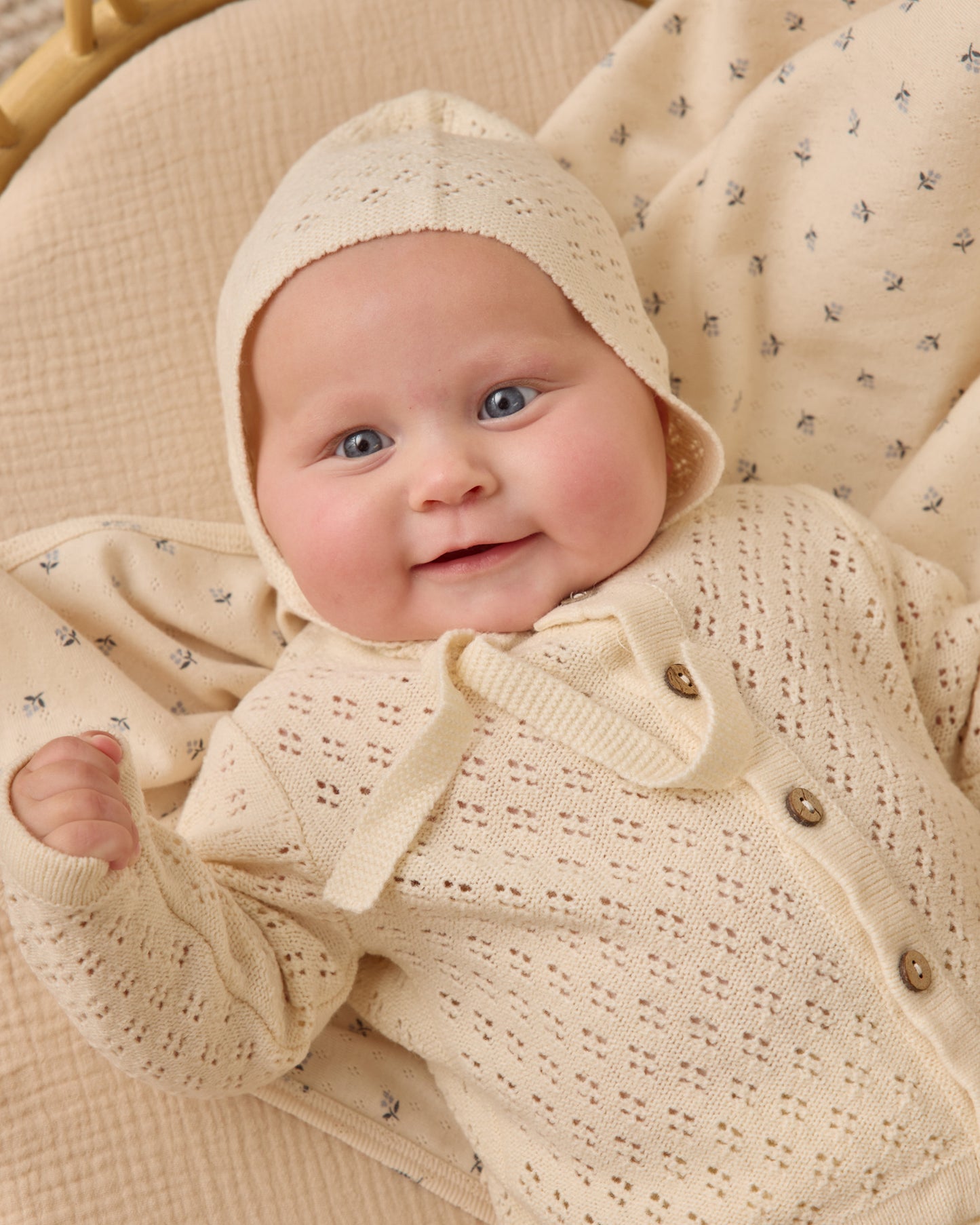 Knit Cardigan || Natural - Rylee + Cru | Kids Clothes | Trendy Baby Clothes | Modern Infant Outfits |