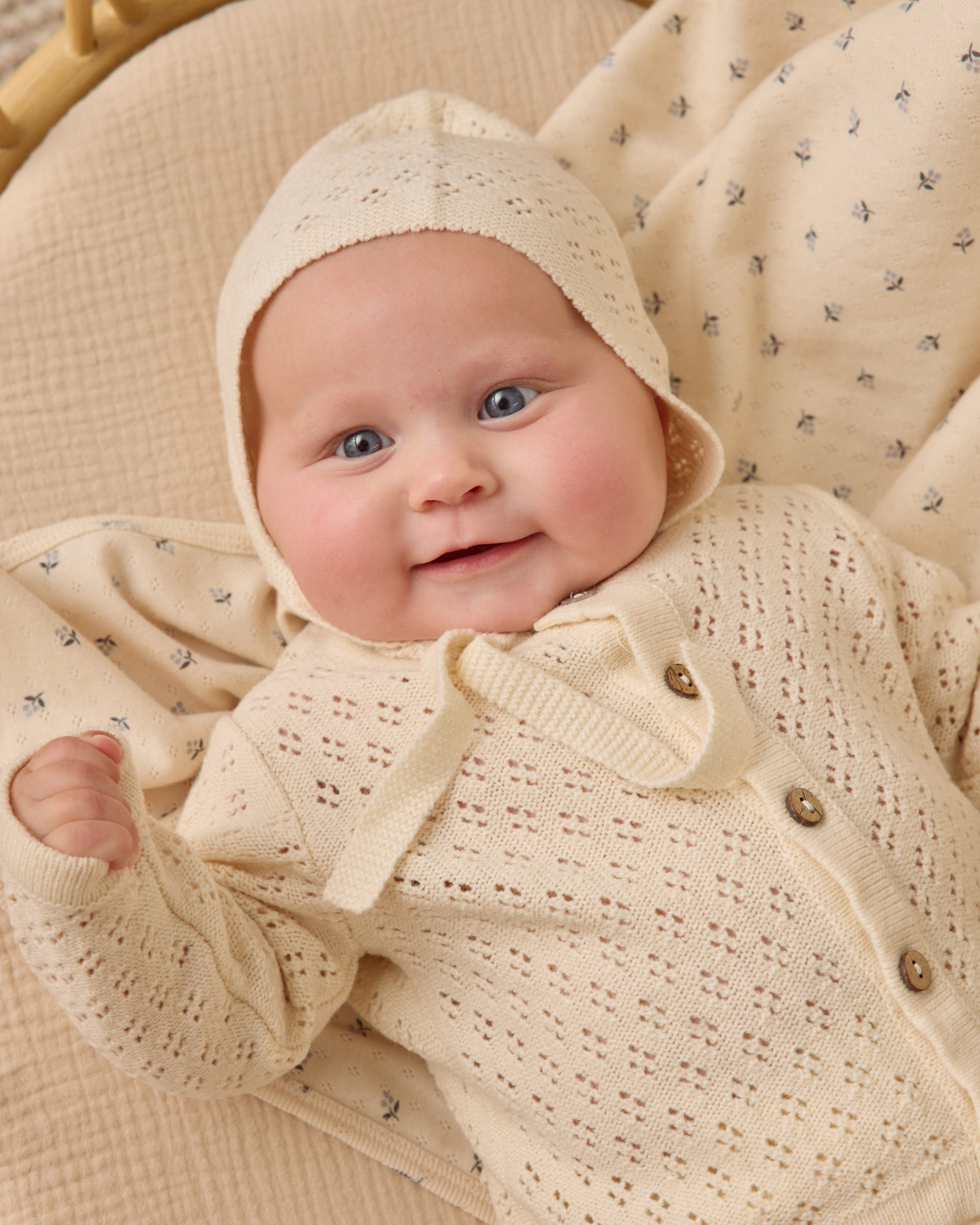 Knit Cardigan || Natural - Rylee + Cru | Kids Clothes | Trendy Baby Clothes | Modern Infant Outfits |