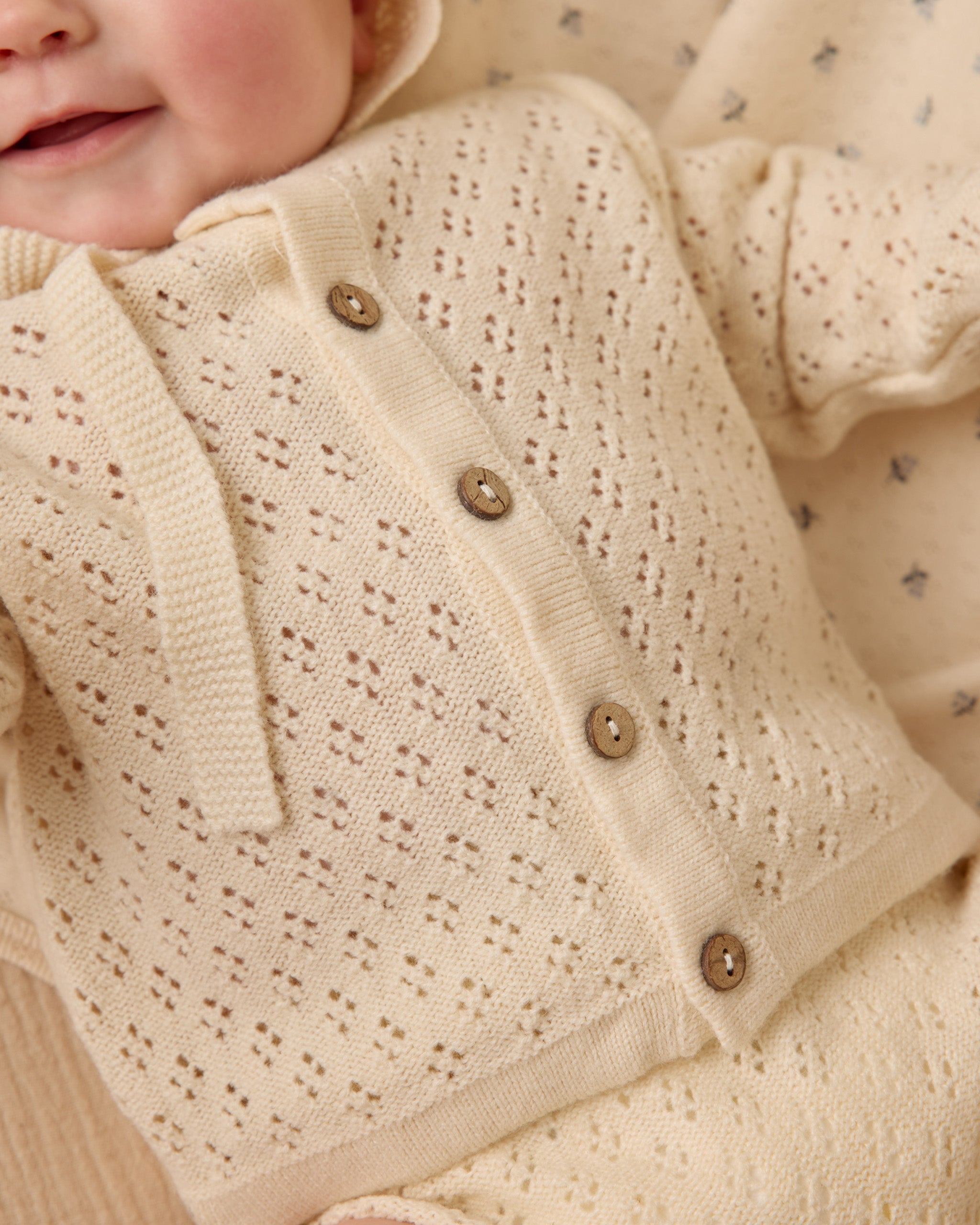 Knit Cardigan || Natural - Rylee + Cru | Kids Clothes | Trendy Baby Clothes | Modern Infant Outfits |