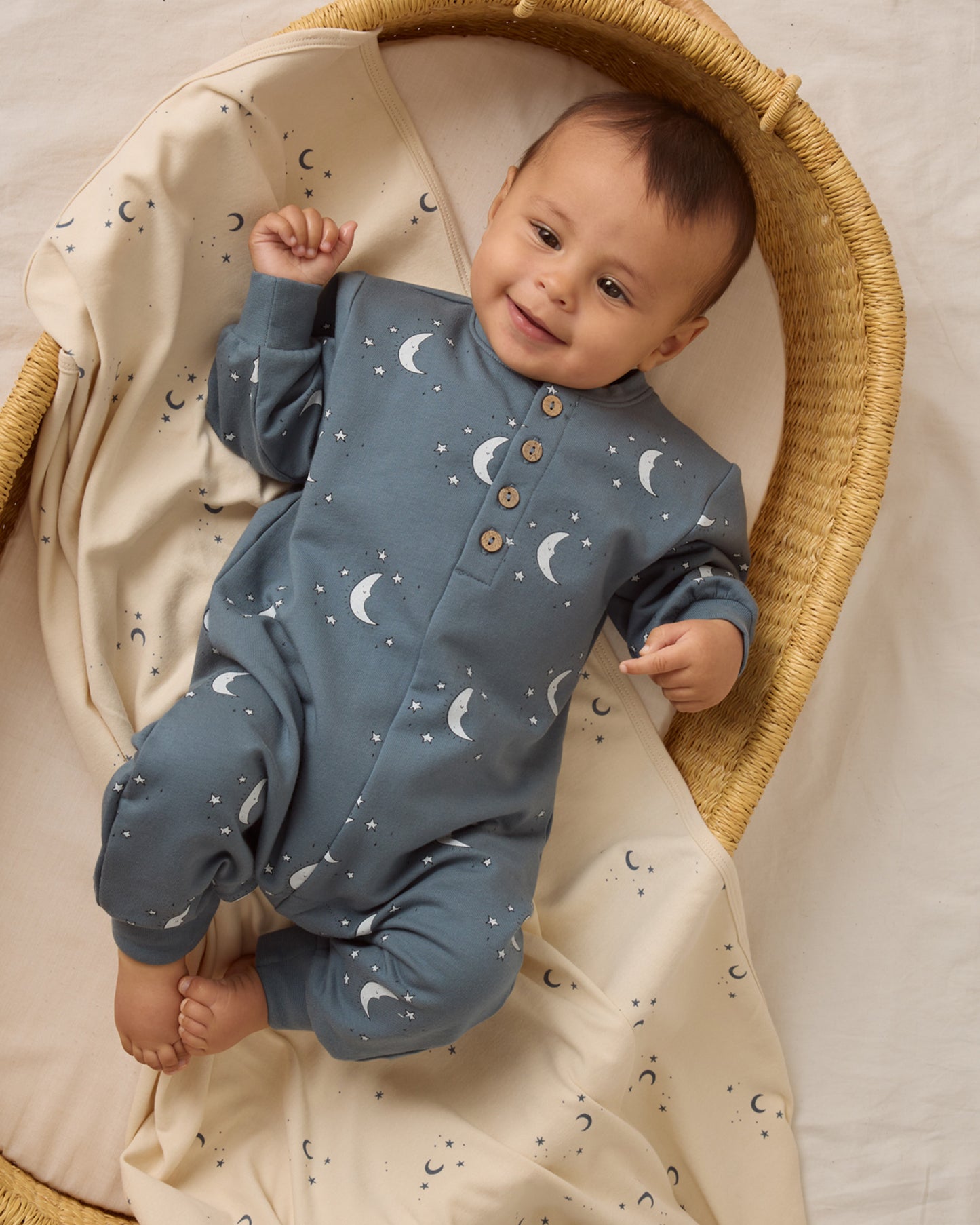 Swaddle || Moons - Rylee + Cru | Kids Clothes | Trendy Baby Clothes | Modern Infant Outfits |