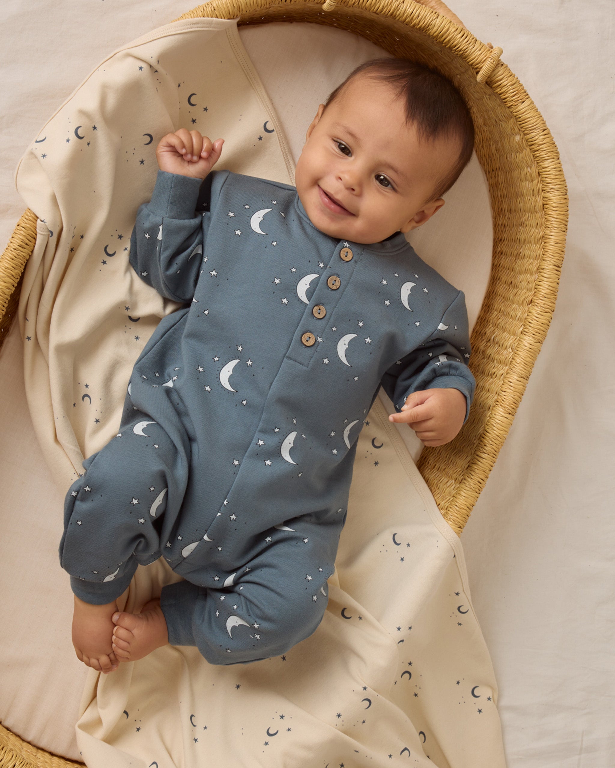 Swaddle || Moons - Rylee + Cru | Kids Clothes | Trendy Baby Clothes | Modern Infant Outfits |