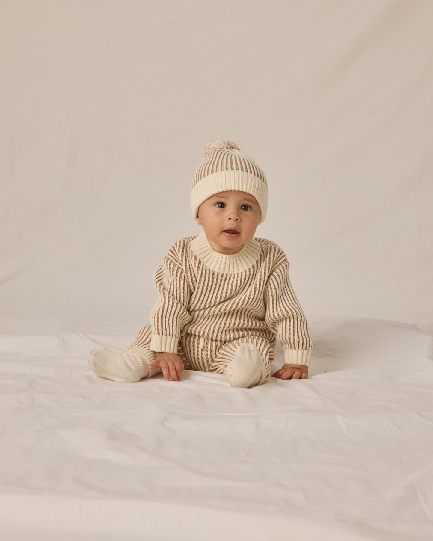 Beanie || Gold - Rylee + Cru | Kids Clothes | Trendy Baby Clothes | Modern Infant Outfits |