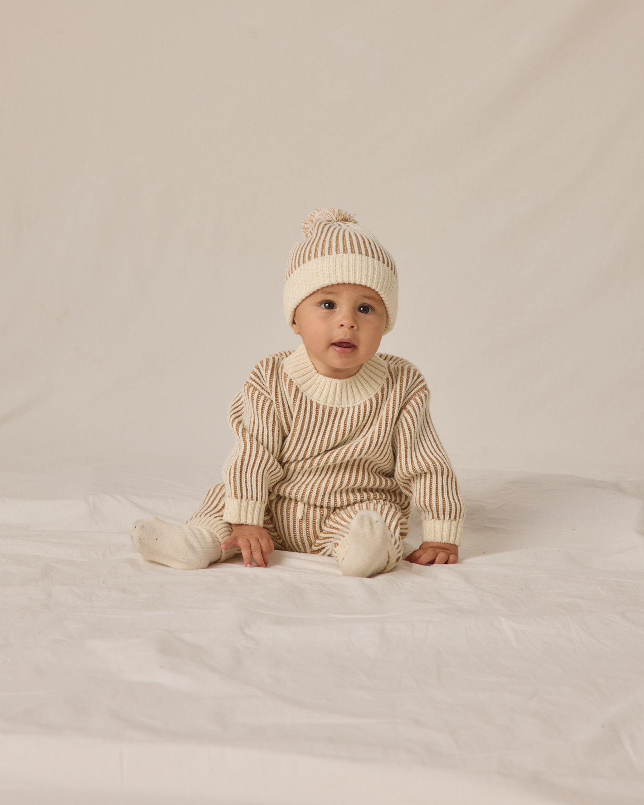 Beanie || Gold - Rylee + Cru | Kids Clothes | Trendy Baby Clothes | Modern Infant Outfits |
