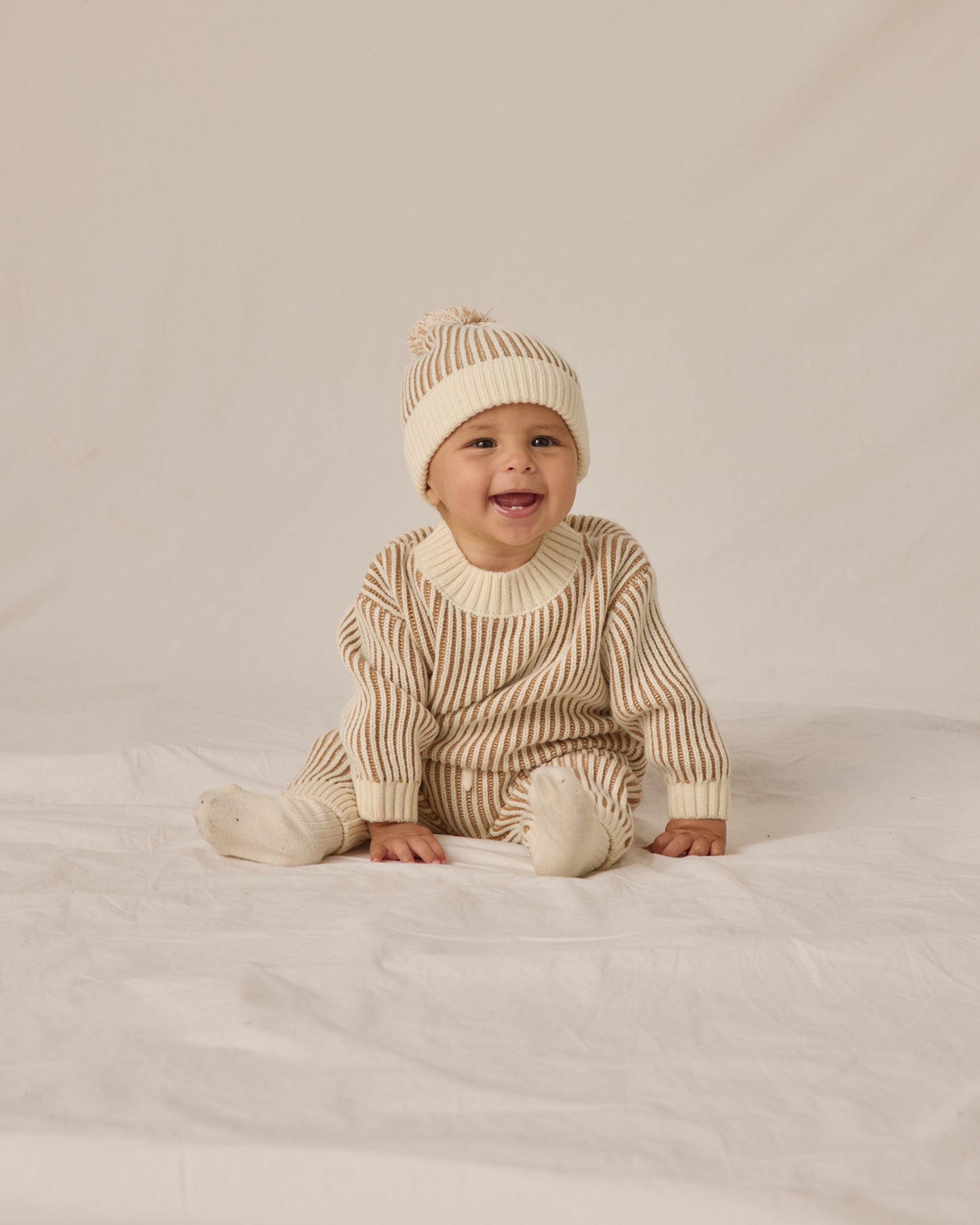 Beanie || Gold - Rylee + Cru | Kids Clothes | Trendy Baby Clothes | Modern Infant Outfits |