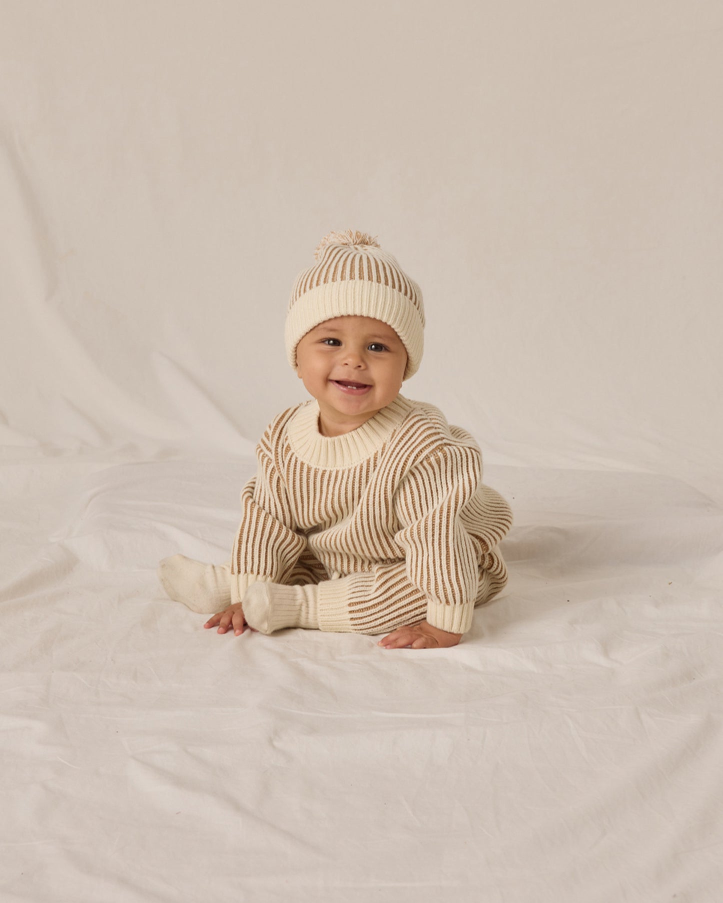 Beanie || Gold - Rylee + Cru | Kids Clothes | Trendy Baby Clothes | Modern Infant Outfits |